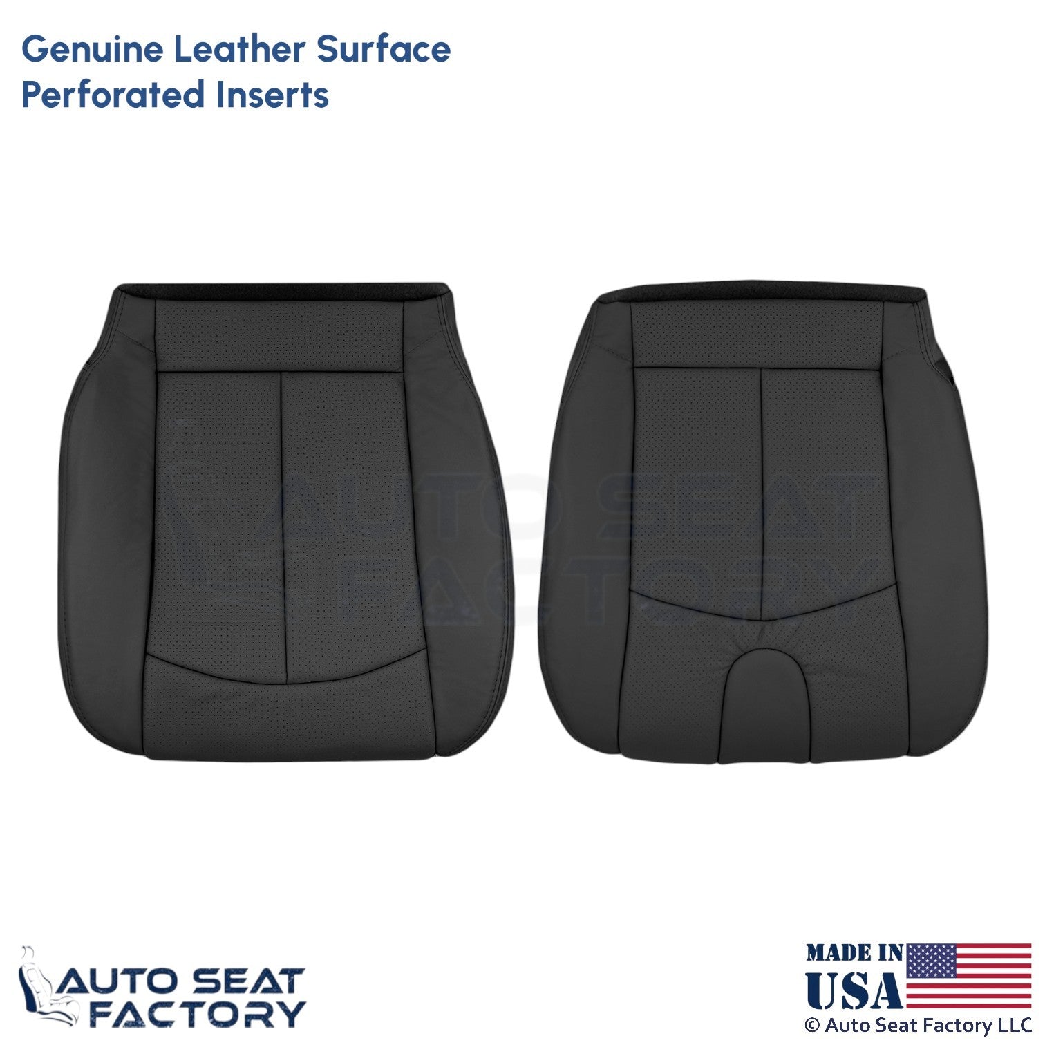 2009-2013 For Infiniti G37 Genuine Leather Front Bottom Seat Covers Graphite