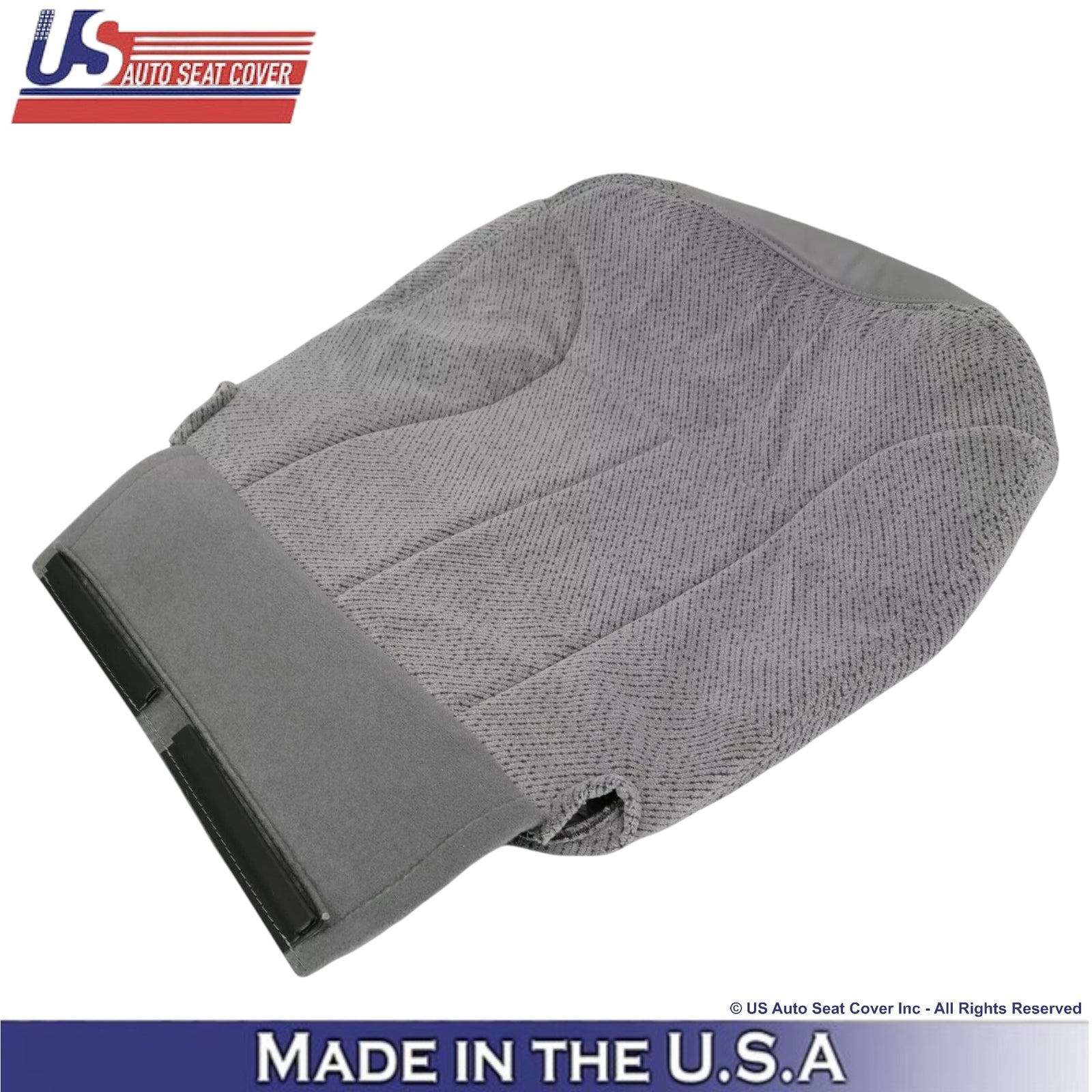 1995-999 For Chevy Silverado 1500 2500 3500 Cloth Drive Bottom Seat Cover Gray