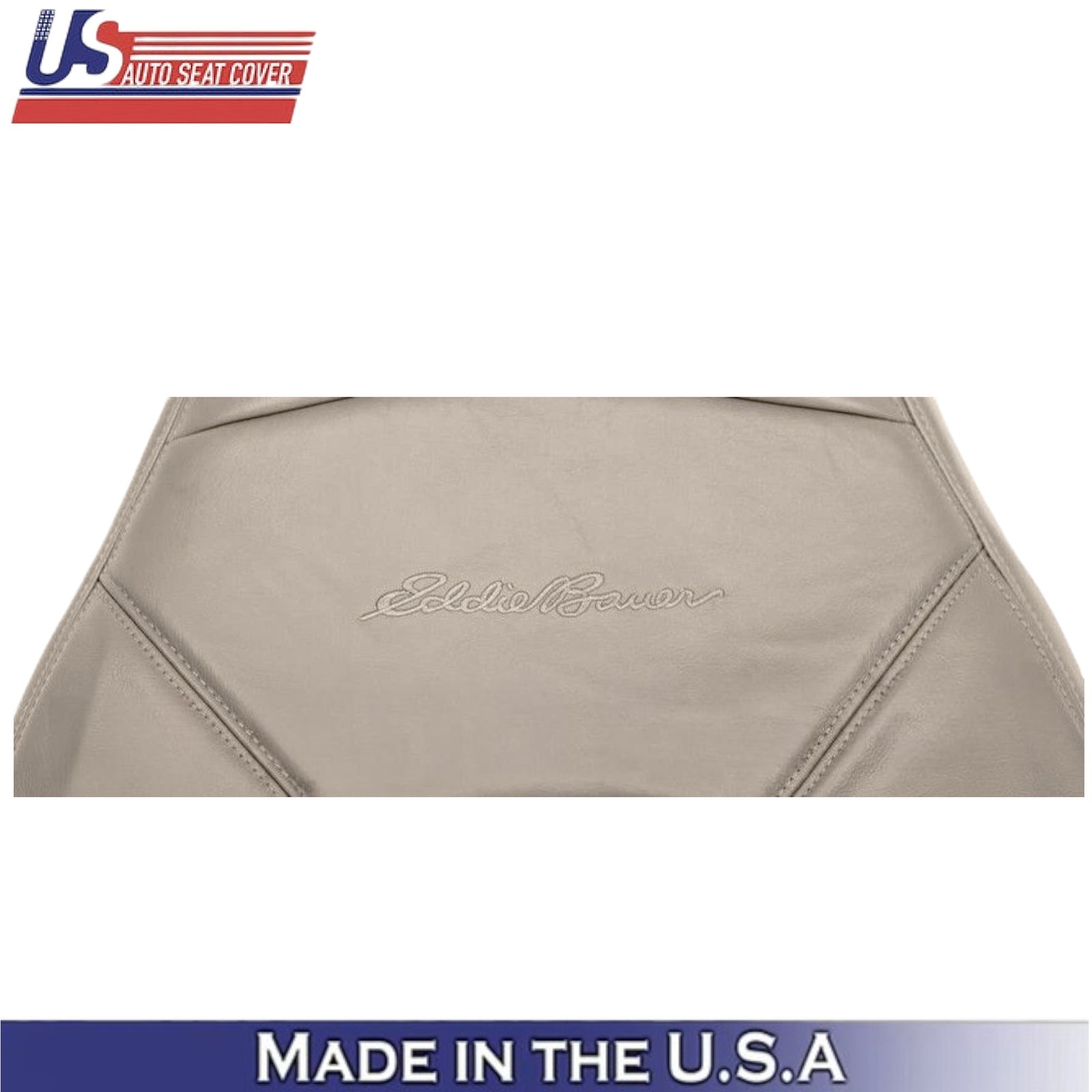97-99 For Ford Expedition Eddie Bauer Vinyl Passenger Top Seat Cover Prairie Tan