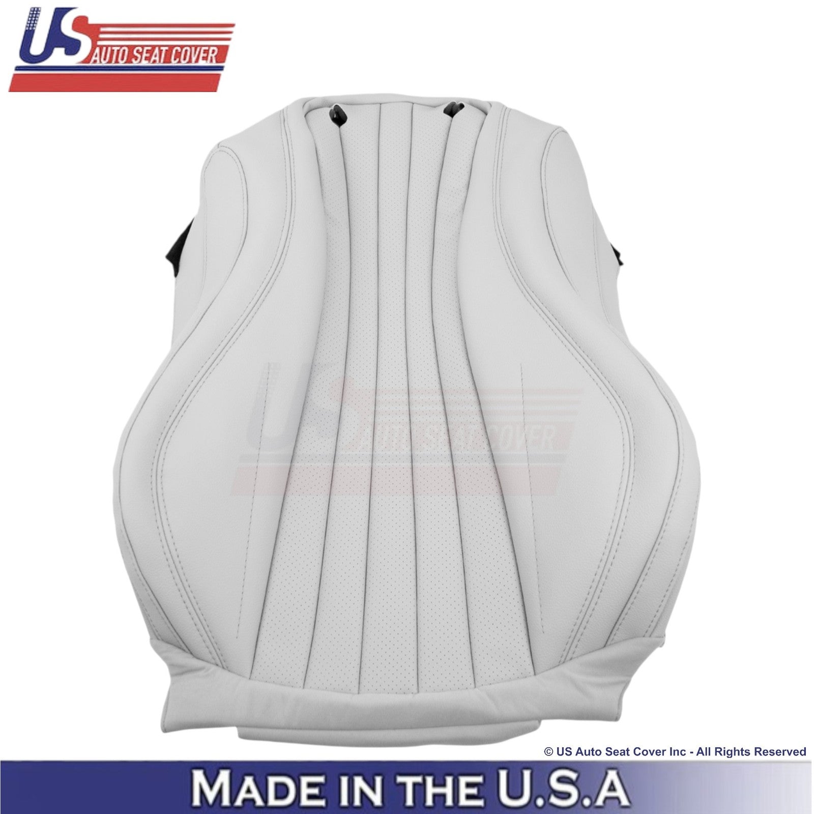 2019-2023 For Mercedes Benz E-Class Genuine Leather Front Passenger Covers White
