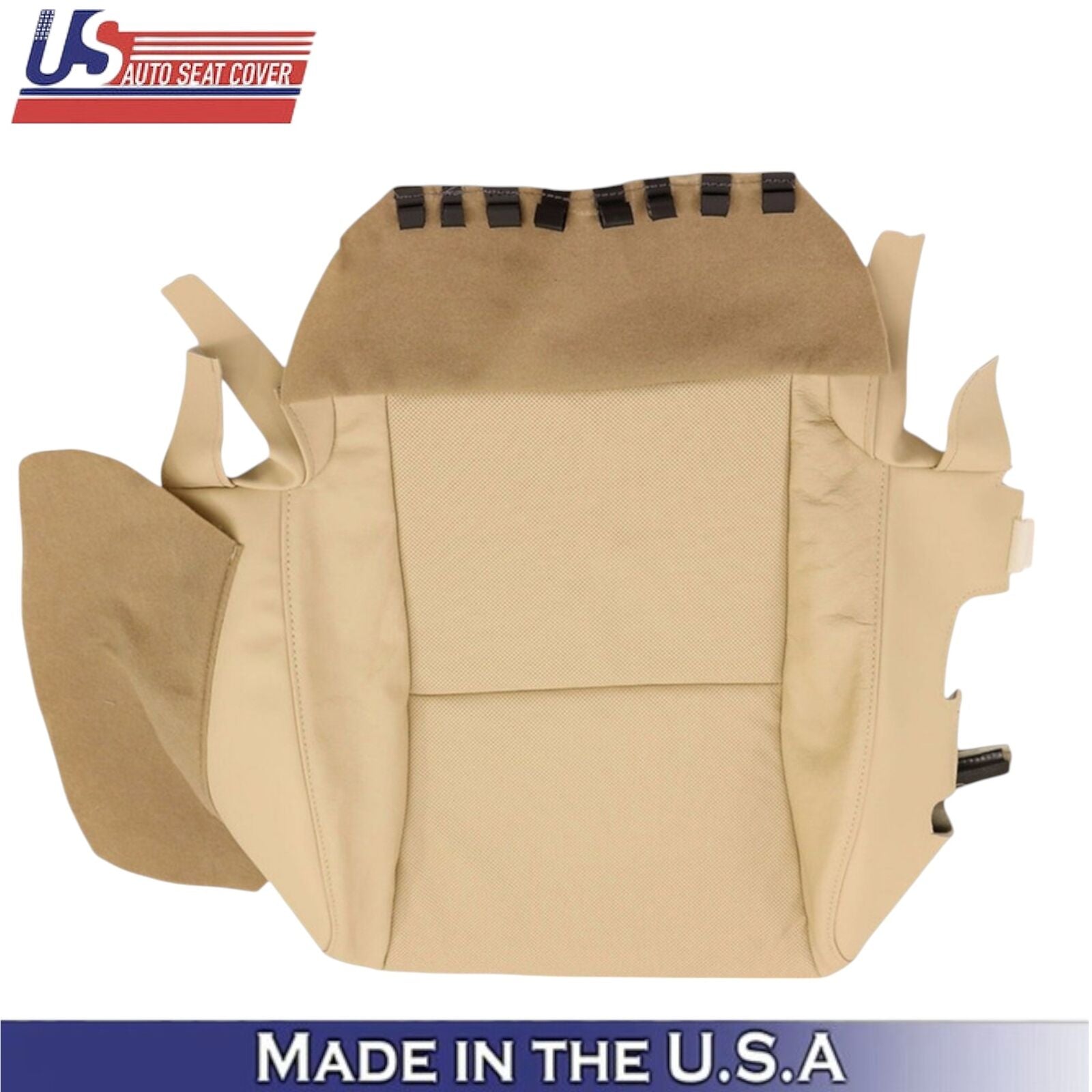 2010-2015 For Lexus RX350 RX450H Leatherette Front Bottom Seat Covers Parchment