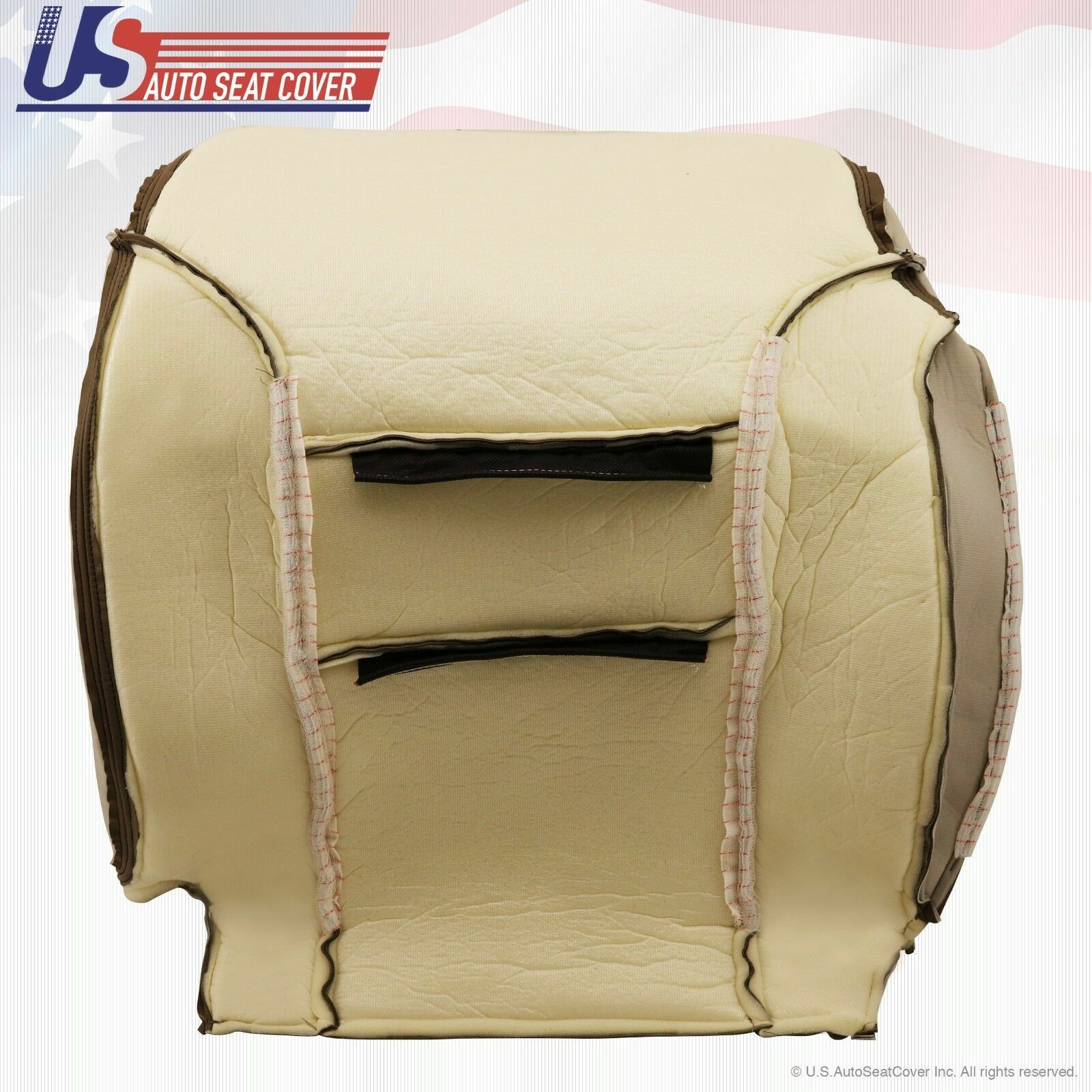 1995 -1999 Chevrolet C/K 1500 PASSENGER top Lean Back Leather Seat Cover Gray