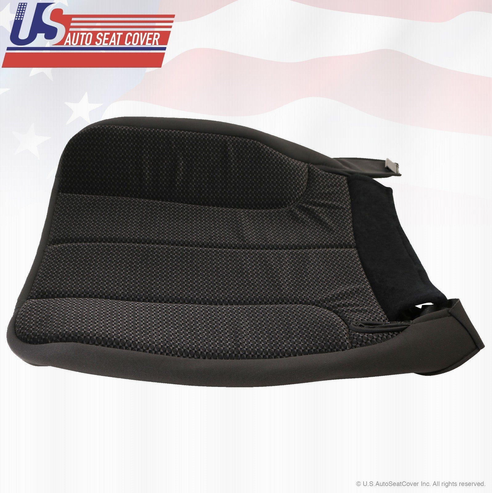2004 2005 For Dodge Ram 1500 Driver Bottom Cloth Cover & Foam Cushion Dark Gray