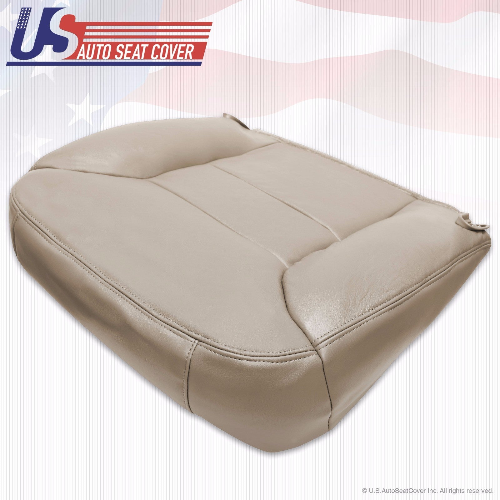 1995 to 1999 Chevy Tahoe Suburban Driver Side Vinyl Bottom Seat Cover "Tan"