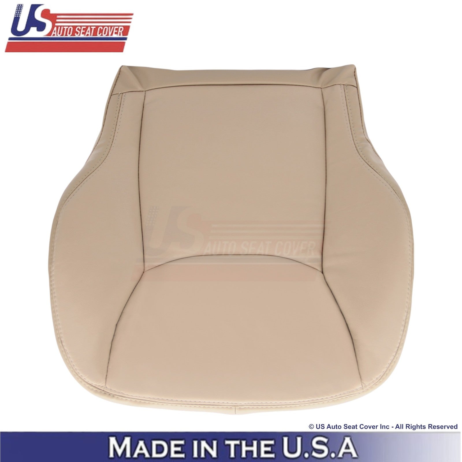2002-2006 Fits Mercedes-Benz S-Class Genuine Leather Bottom Seat Covers Java
