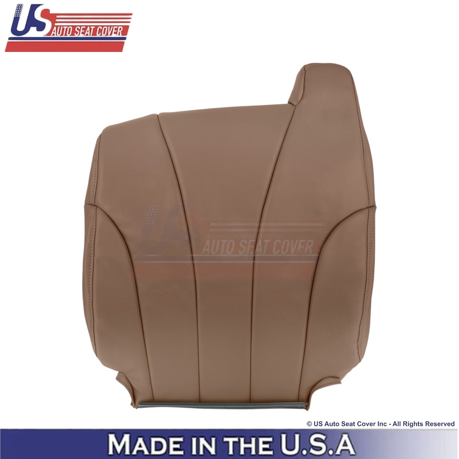 1999-2000 For Chevy Silverado W/T Leatherette Driver Top Cover Medium Dark Oak