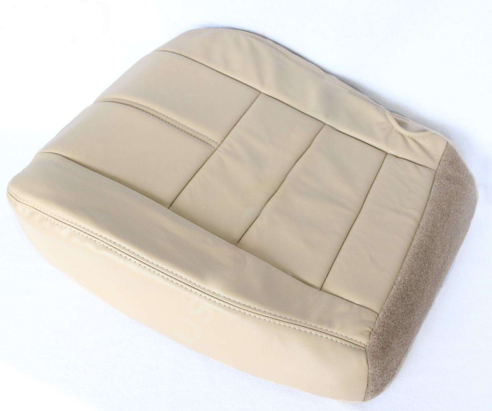 08 09 2010 Ford F250 F350 Driver Bottom Replacement Leather Seat Cover Tan