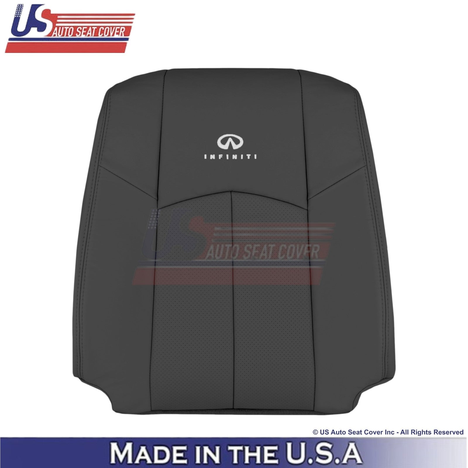 2009-2013 For Infiniti G37 Genuine Leather Front Top Replacement Covers Graphite