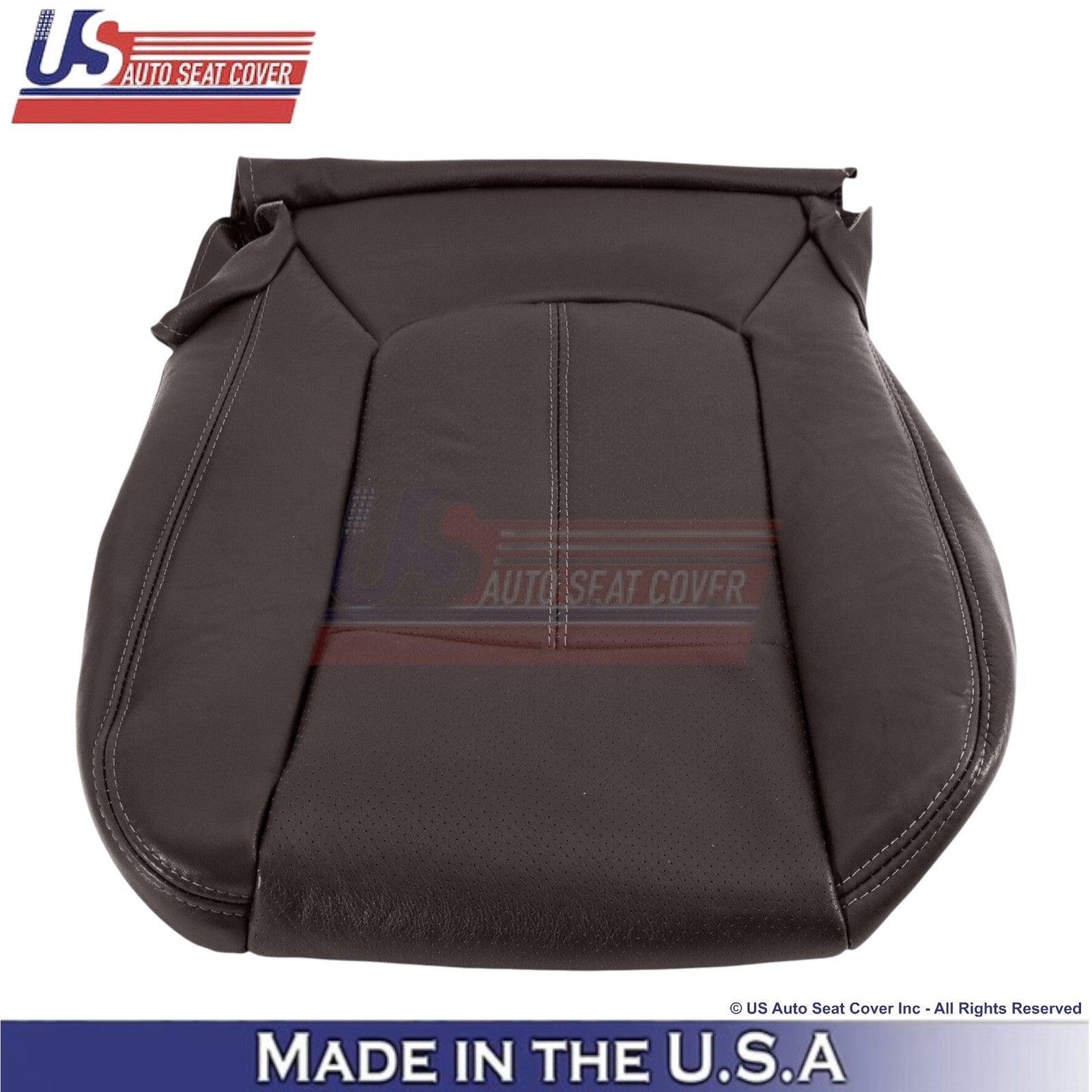 2015-2016 For Ford F250 F350 Genuine Leather Front Bottom Seat Covers Mesa Brown