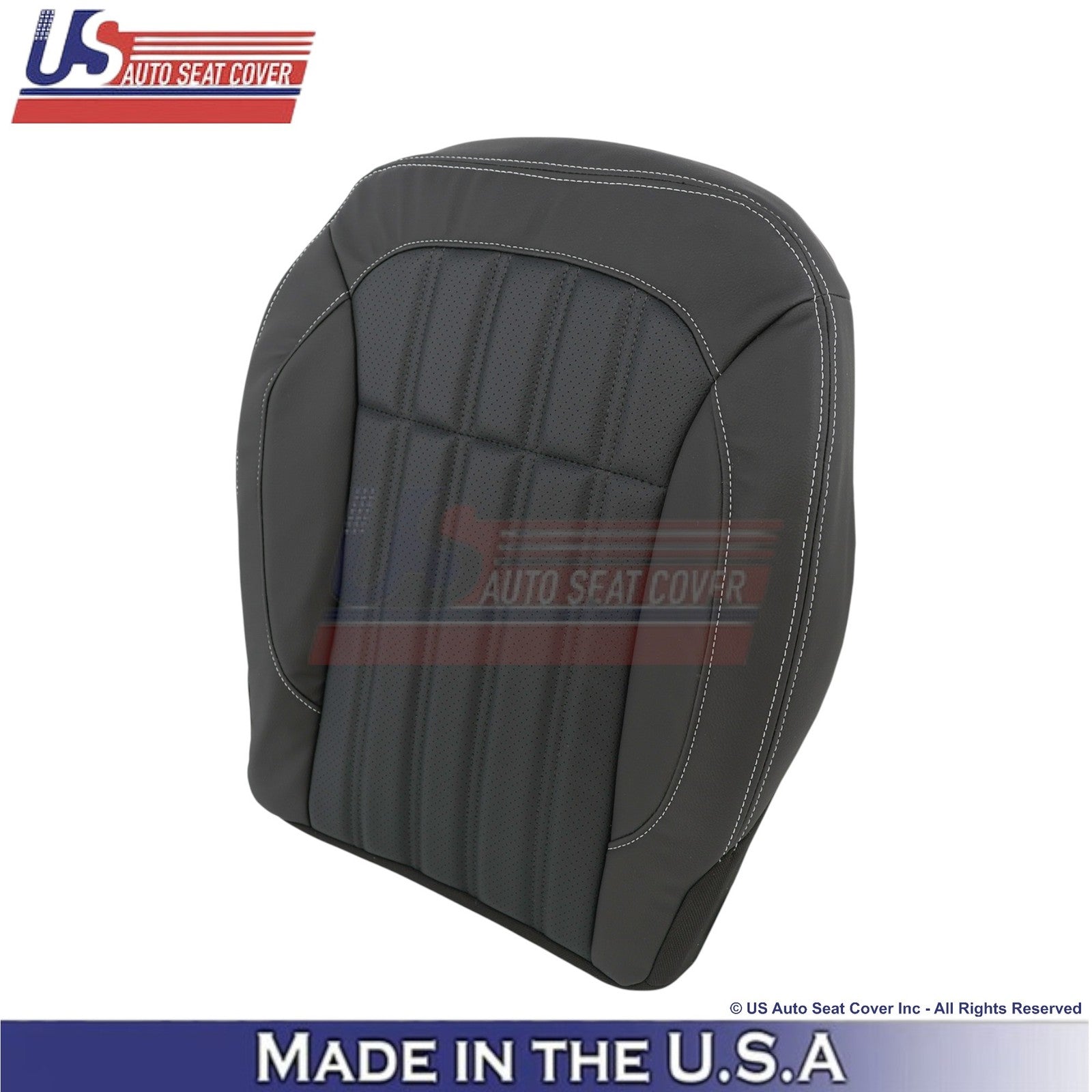 2017-2019 For Mercedes Benz GLS-Class Leatherette Passenger Bottom Cover Black