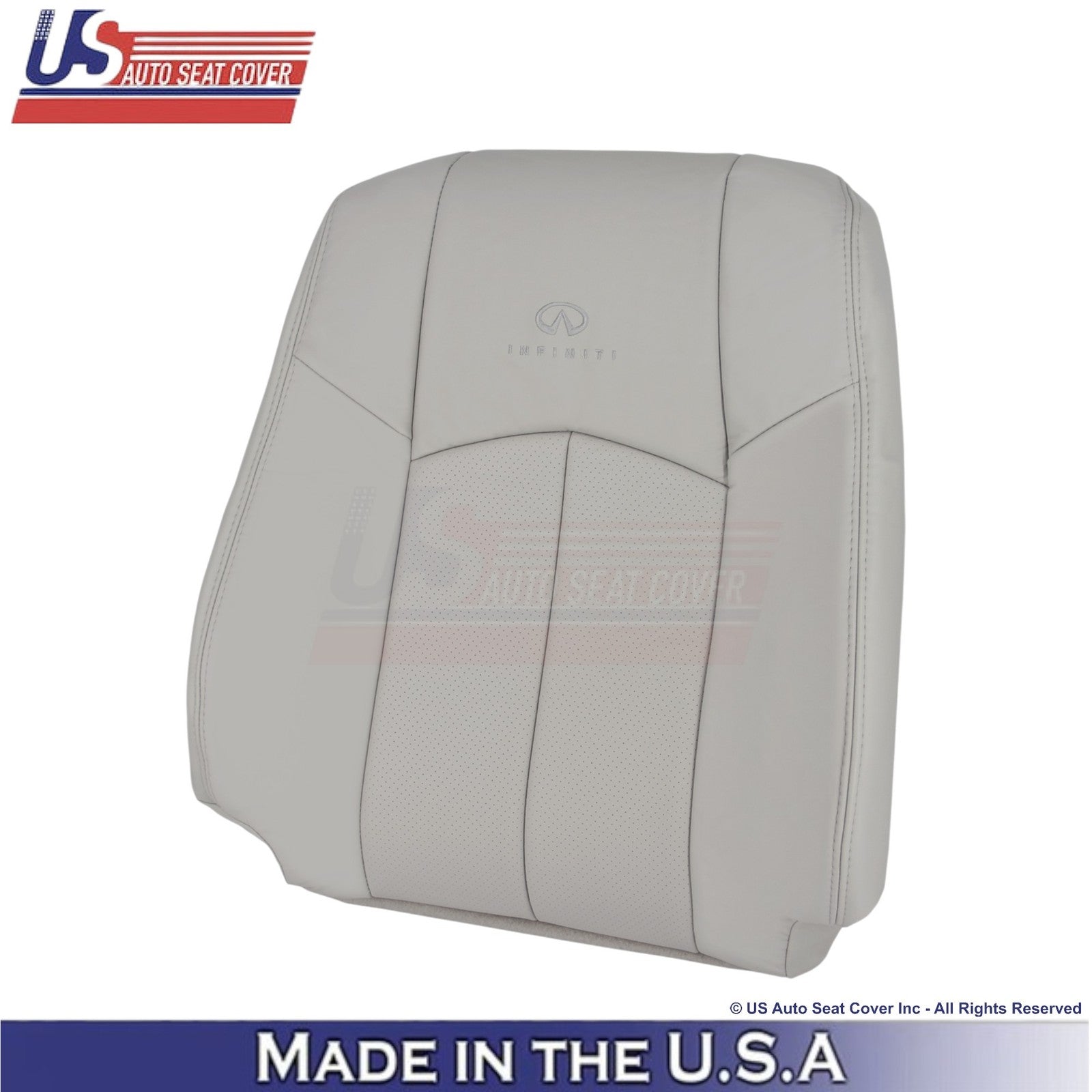 2009-2013 Fits Infiniti G37 Genuine Leather Front Driver Seat Covers Stone