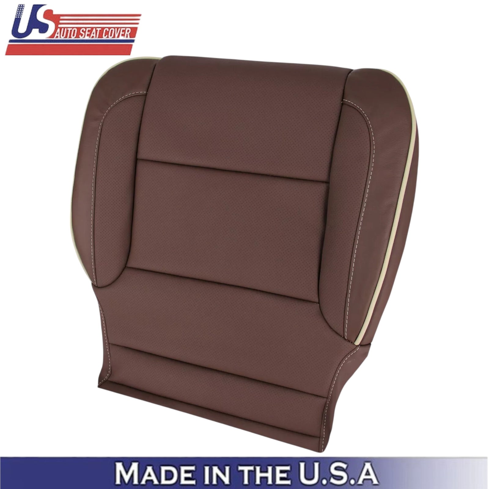 2014-2019 For Chevy Silverado High Country Leather Driver Bottom Cover Brown