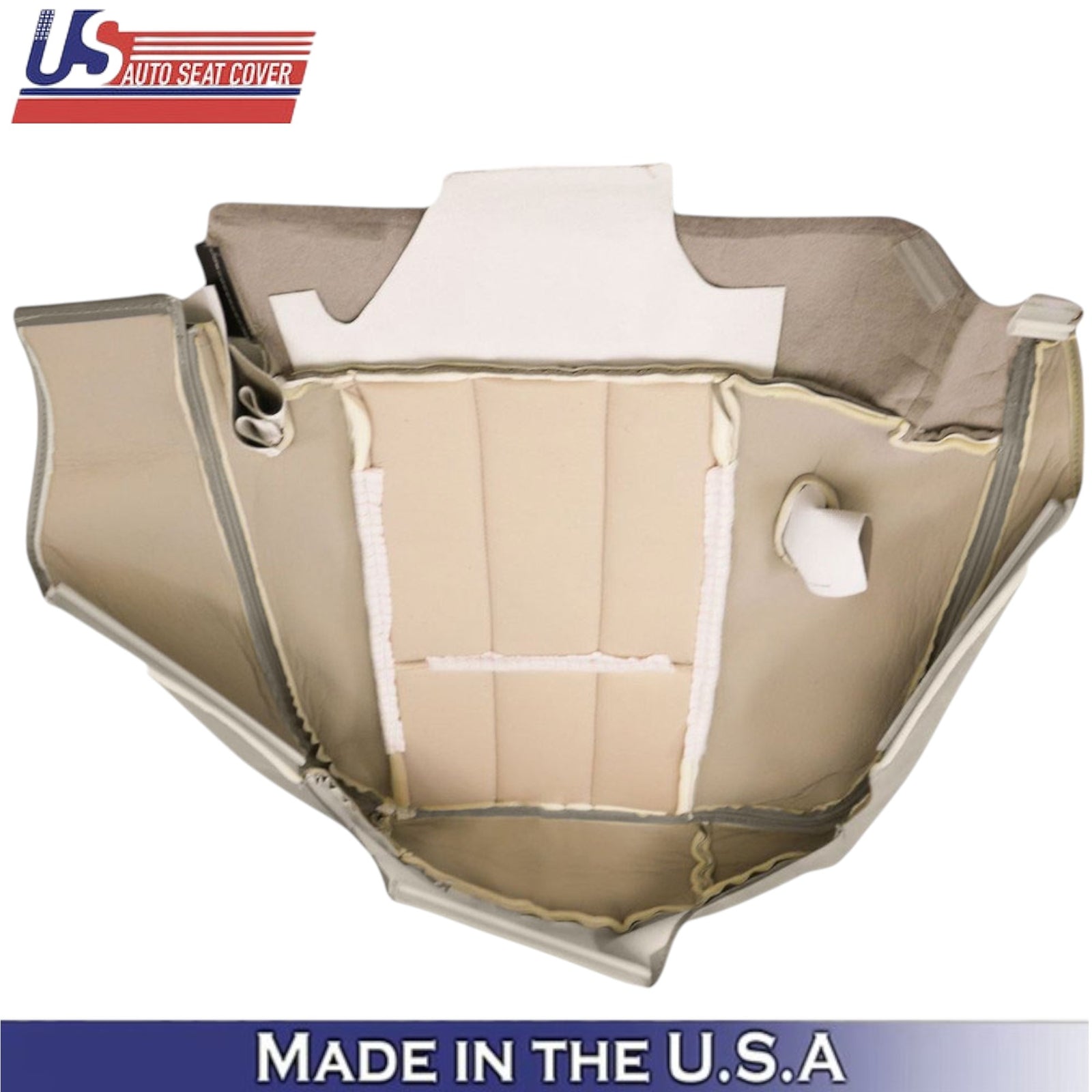 2003-2005 For Mercury Grand Marquis Leatherette Passenger Seat Covers Parchment