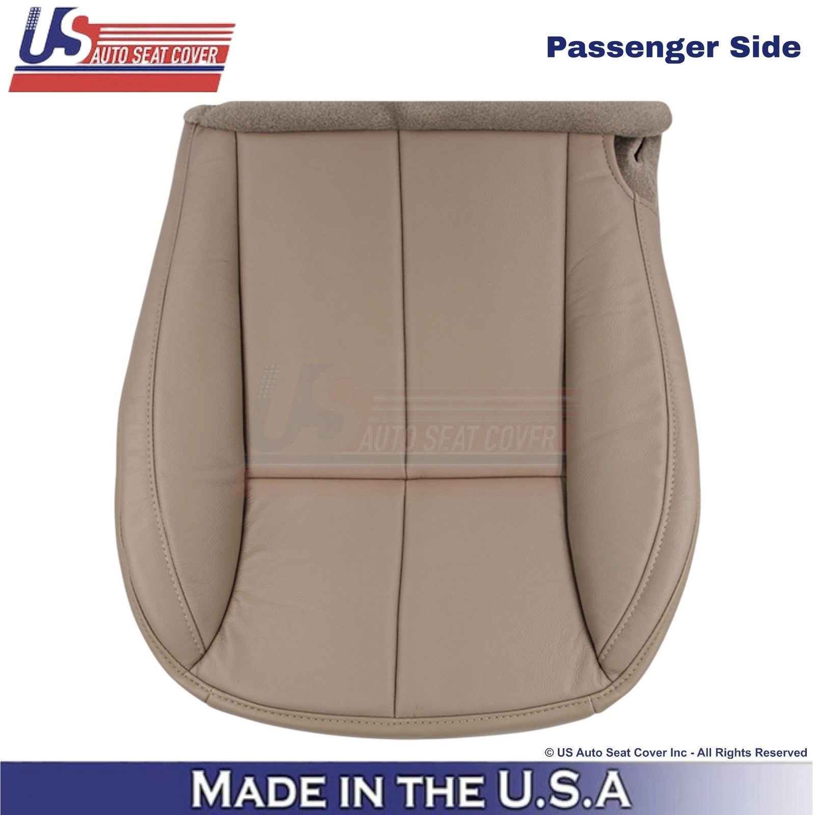 2001-2004 For Jeep Grand Cherokee Leatherette Front Seat Covers Sandstone Beige