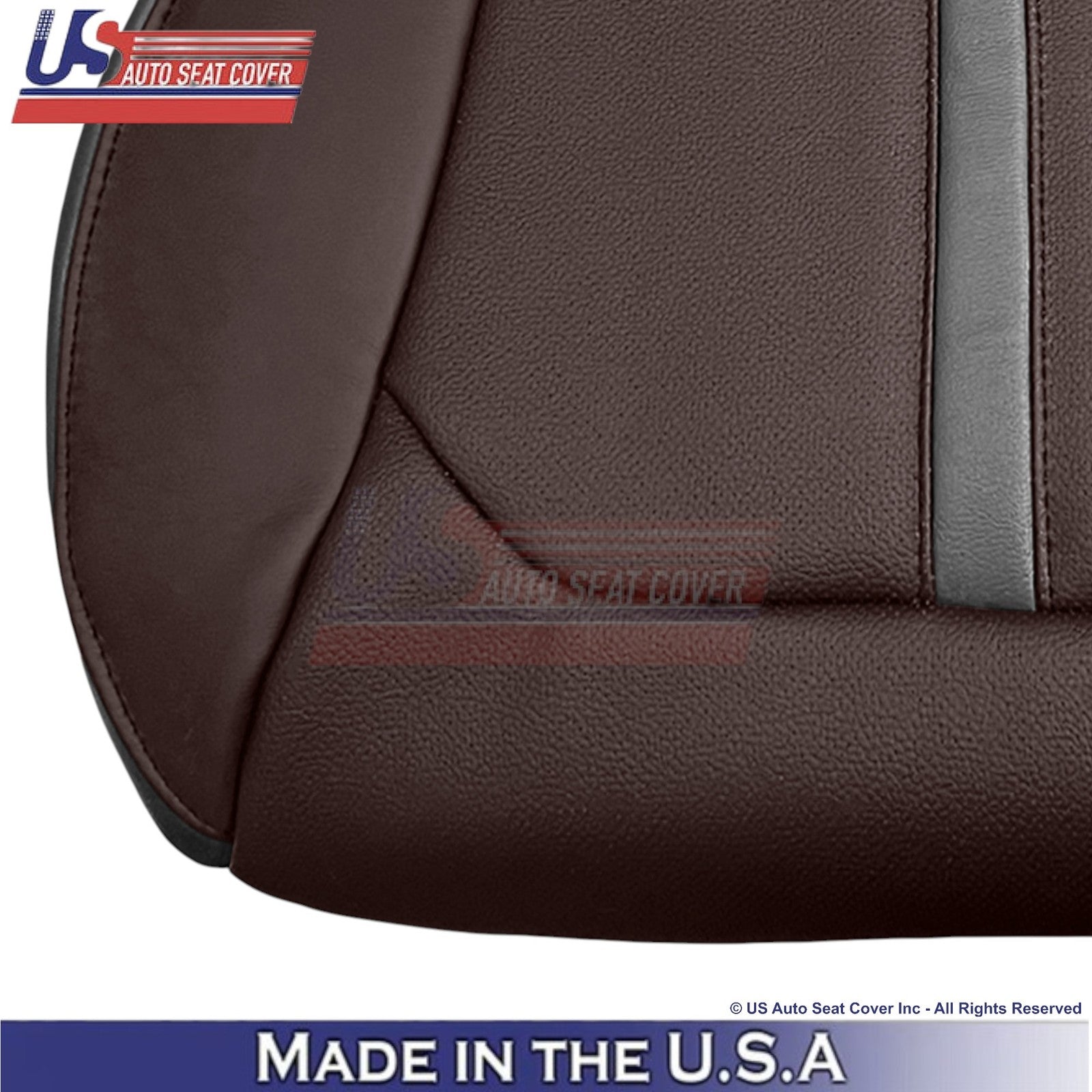 2015-2017 For Ford F150 Platinum Genuine Leather Passenger Bottom Cover Brunello