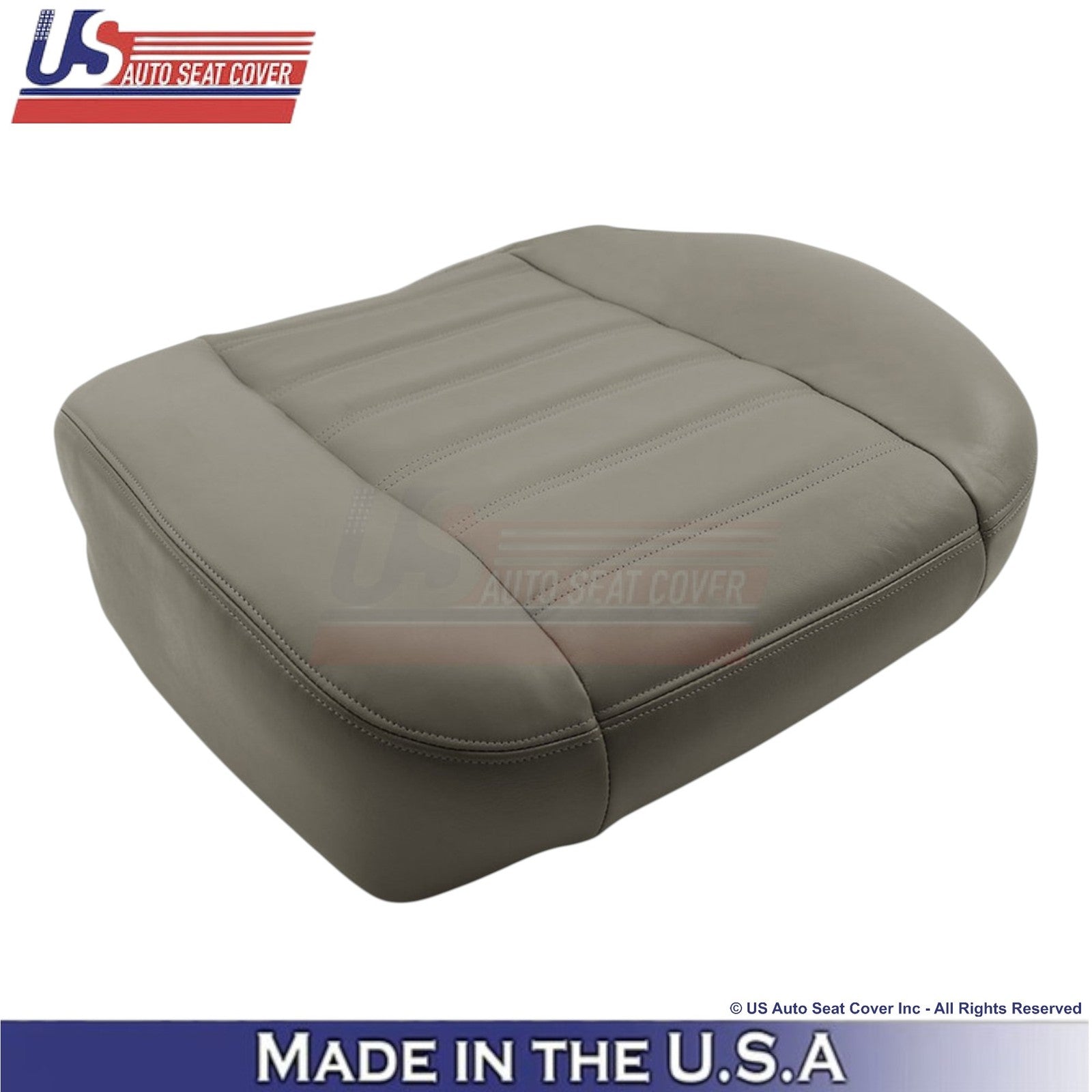 2003-2007 For Hummer H2 Leatherette Passenger Replacement Seat Covers Wheat Gray