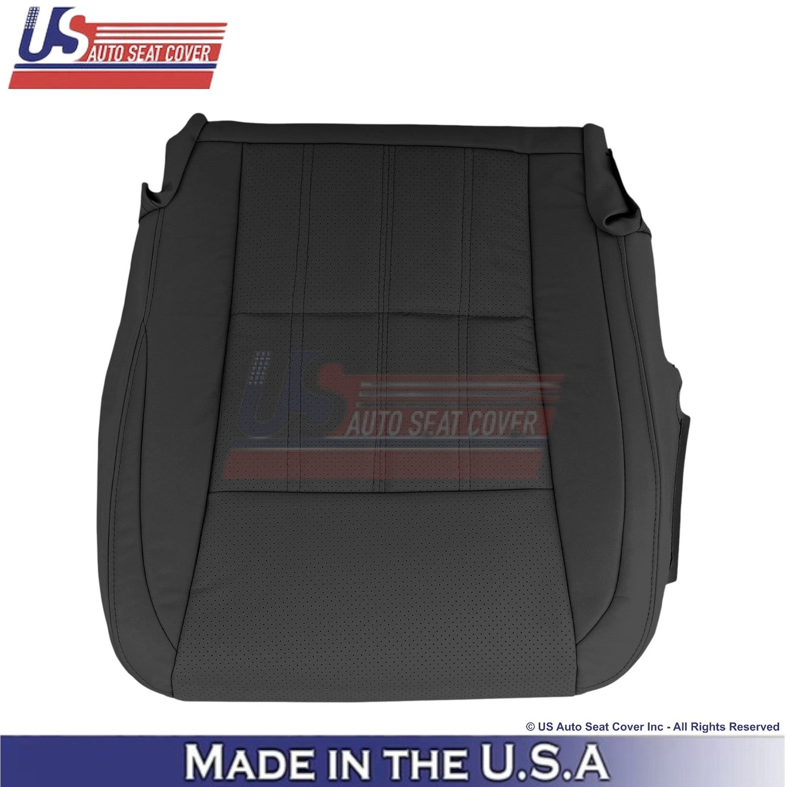 2016-2018 Fits Lexus ES 350 Leather Driver Bottom Replacement Seat Cover Black