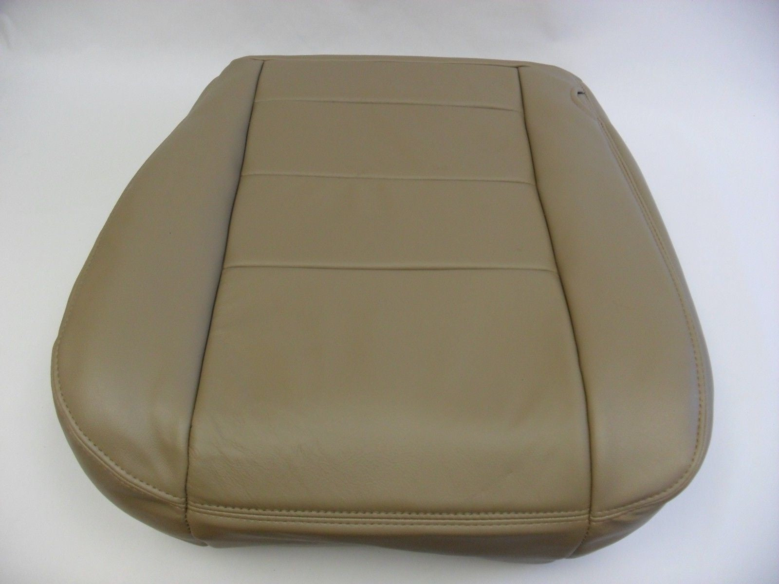 2002 - 2004 Ford Excursion Limited Passenger Bottom Leather Seat Cover Tan