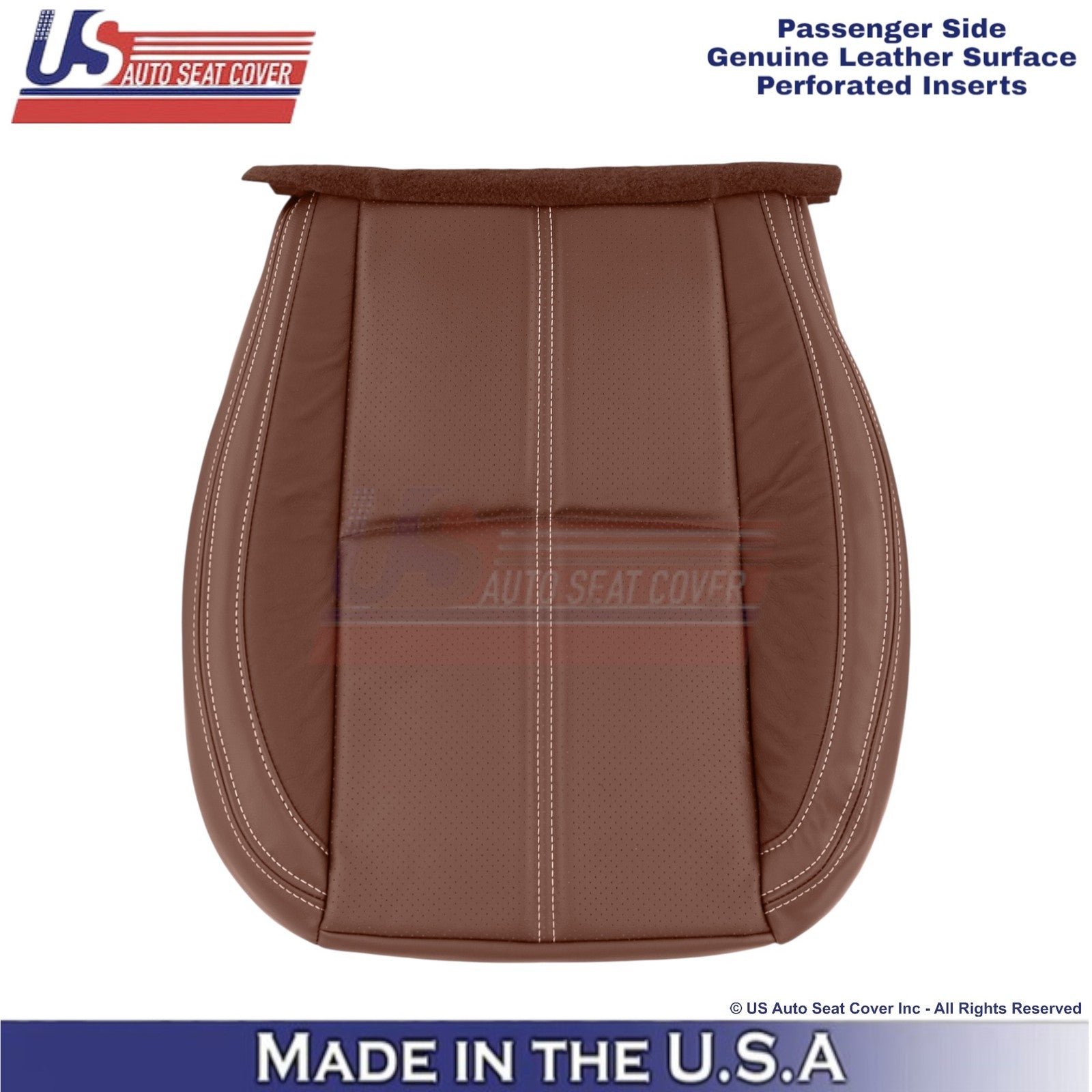 2017-18 For Subaru Forester Touring Genuine Leather Passenger Bottom Cover Brown