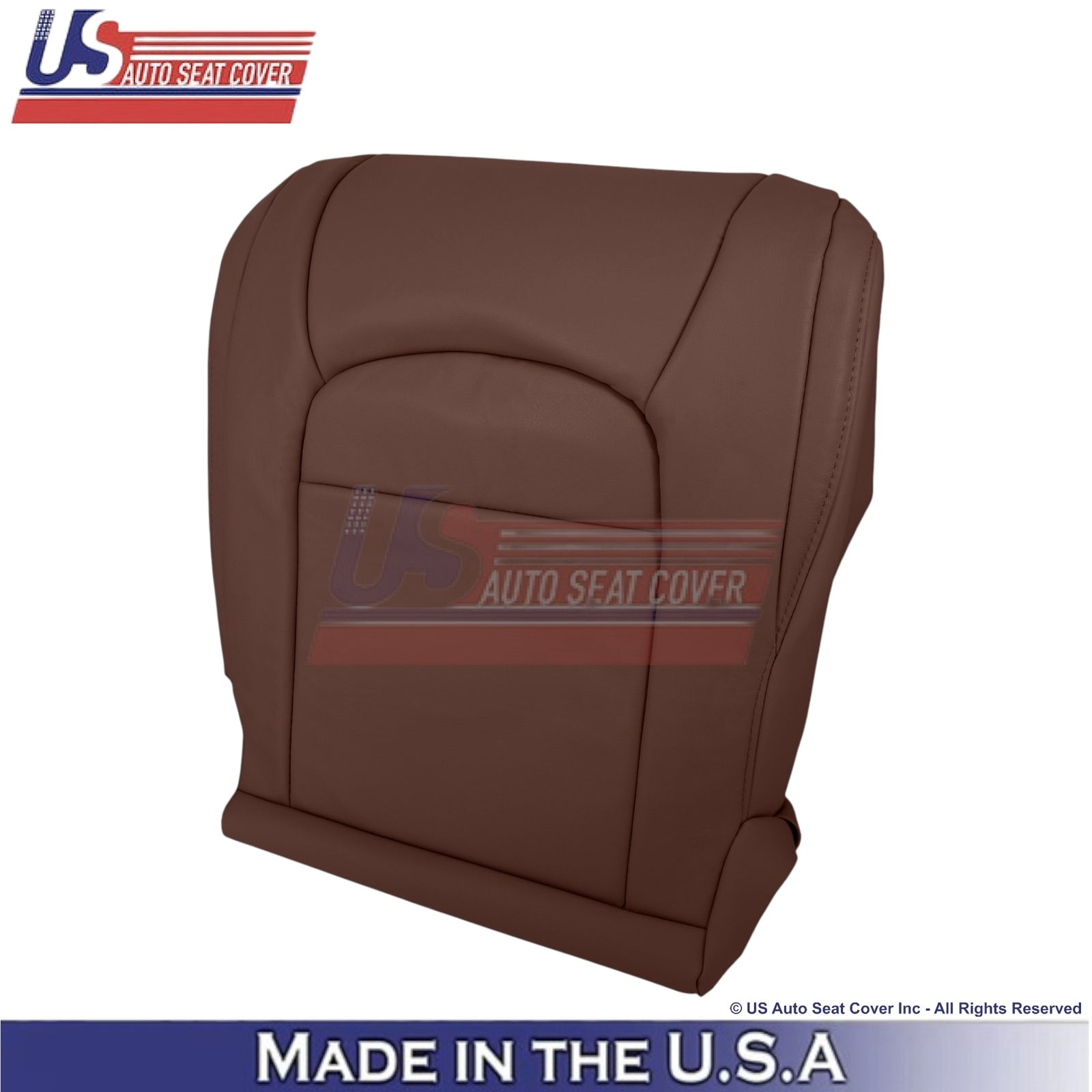 2008-2021 For Toyota Land Cruiser Leather Front Bottom Replacement Covers Brown