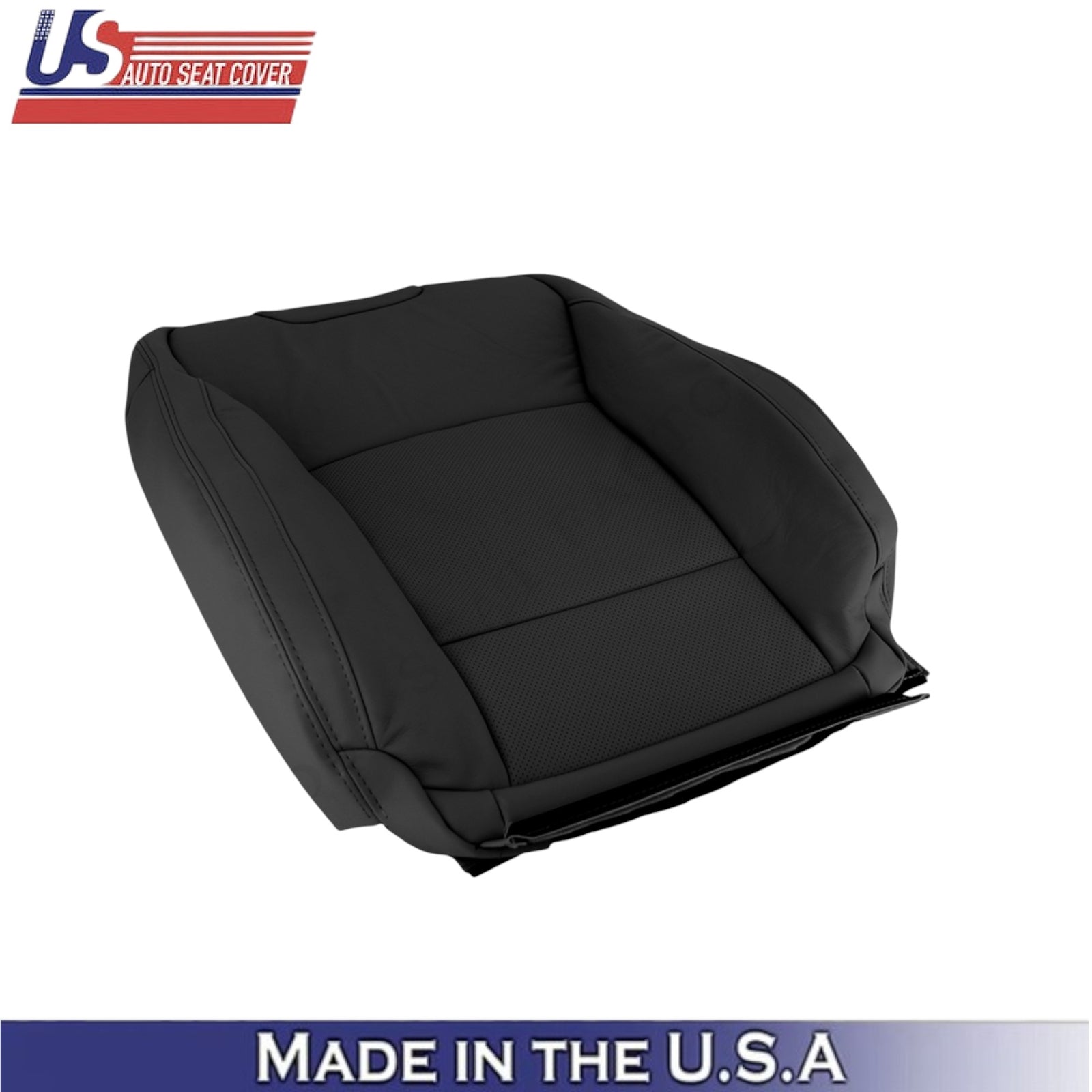 2015-2017 For Subaru Outback Leatherette Front Replacement Covers Slate Black