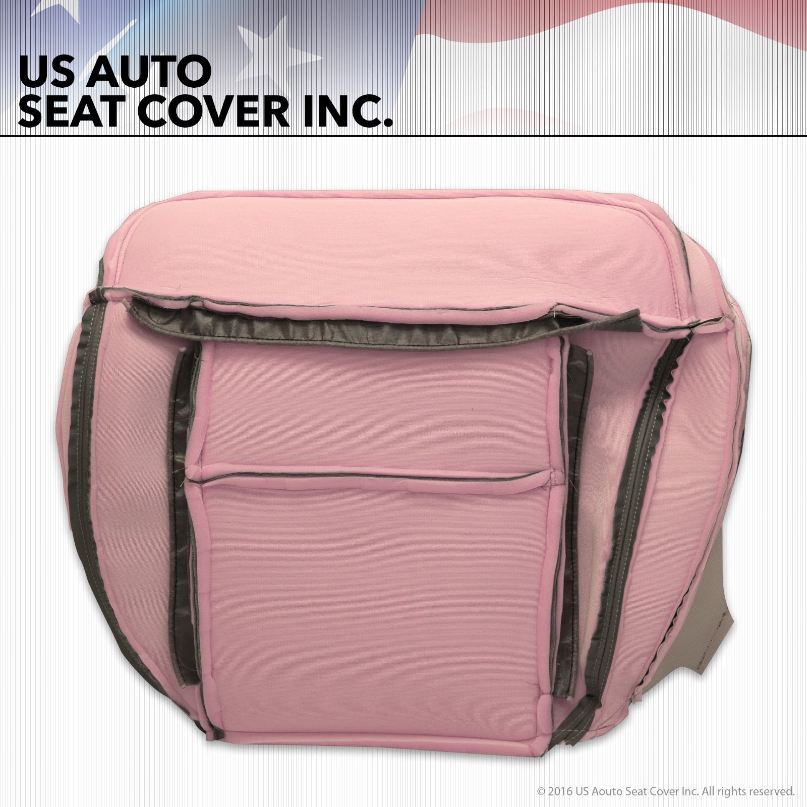 "2005-08" 2007 Ford F150 Driver Side Bottom Leather Seat Cover Medium Pebble Tan