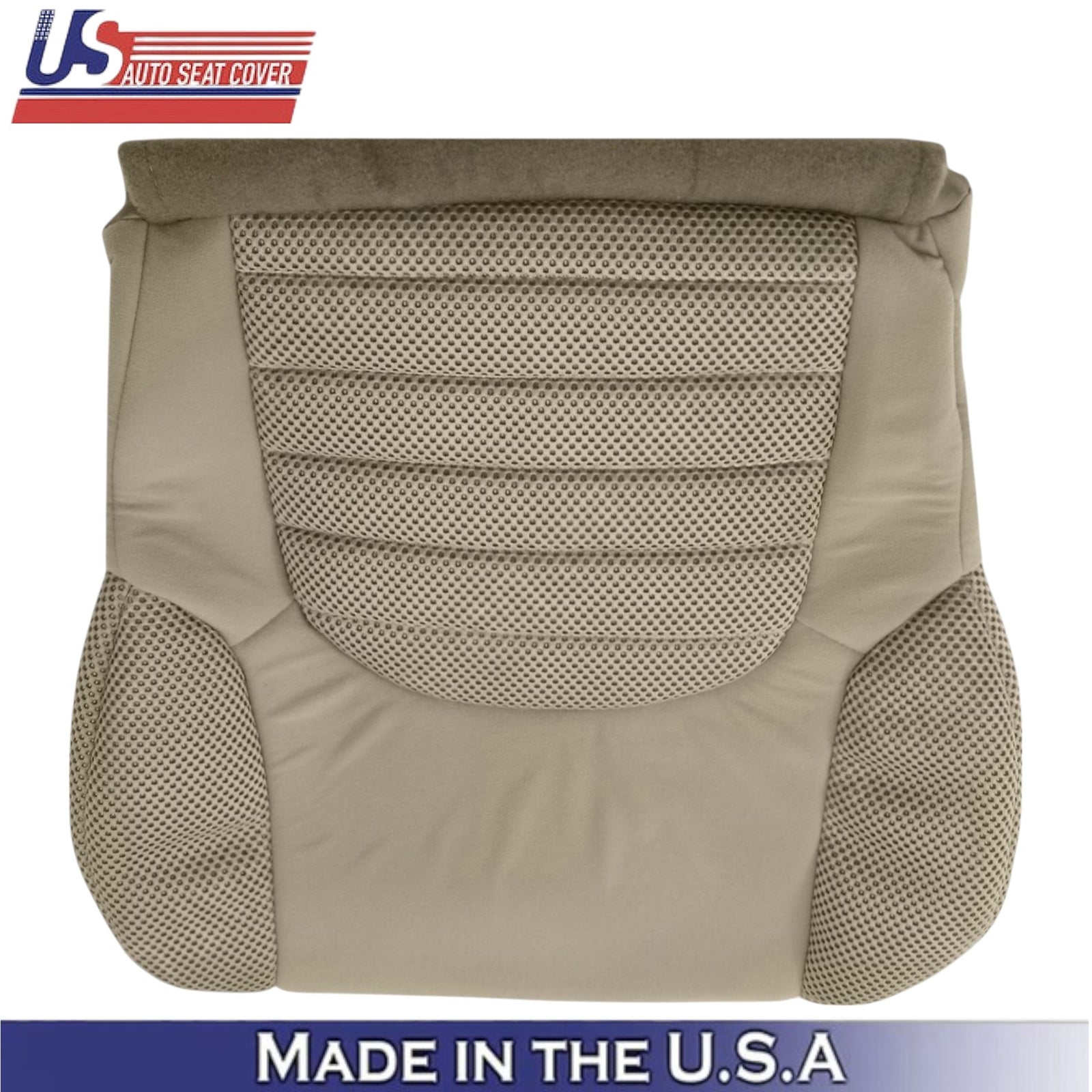 2007-2015 For Nissan Pathfinder Cloth Front Passenger Bottom Seat Cover Tan