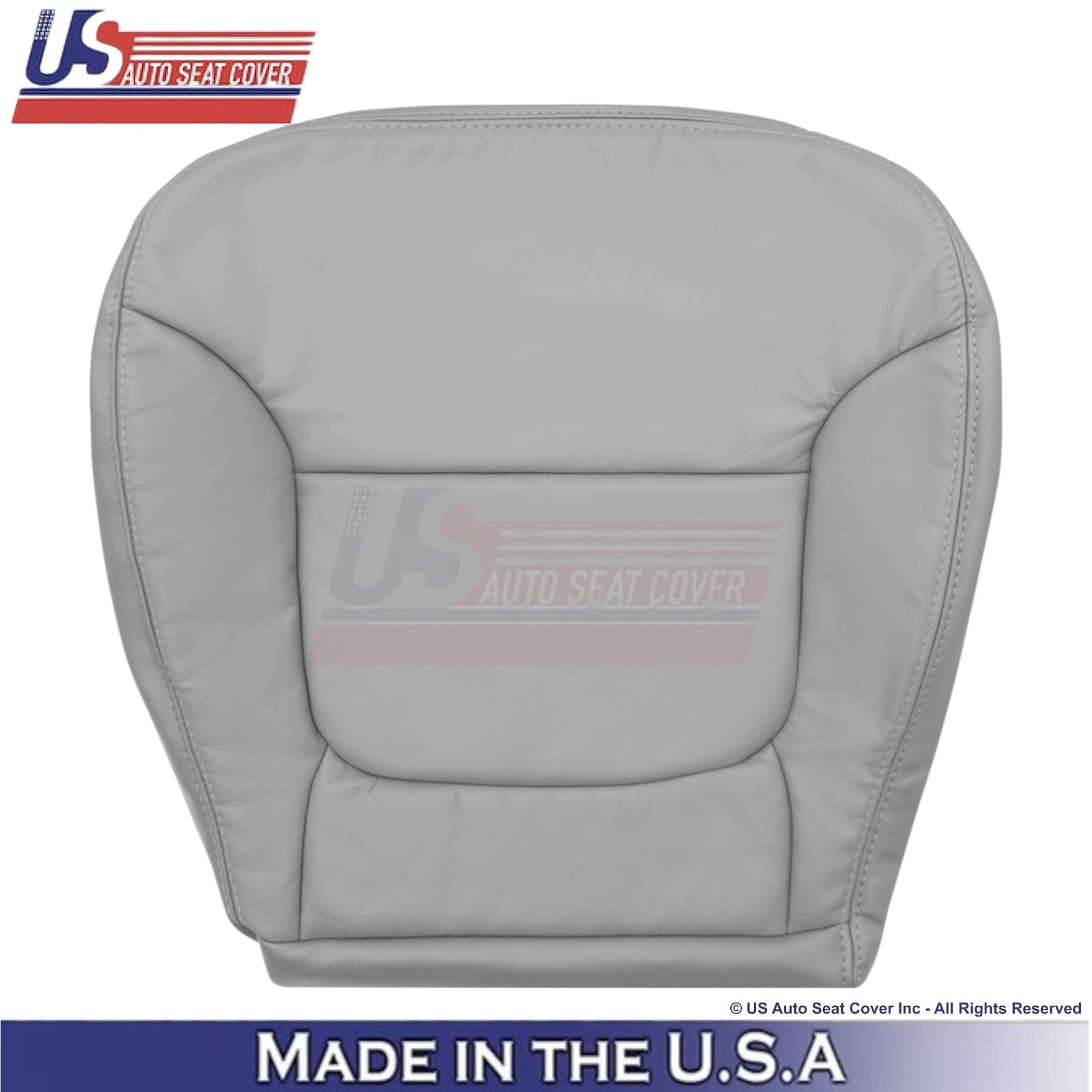 2001-2004 Fits Toyota Tundra Bottom Genuine Leather Seat Covers Light Charcoal