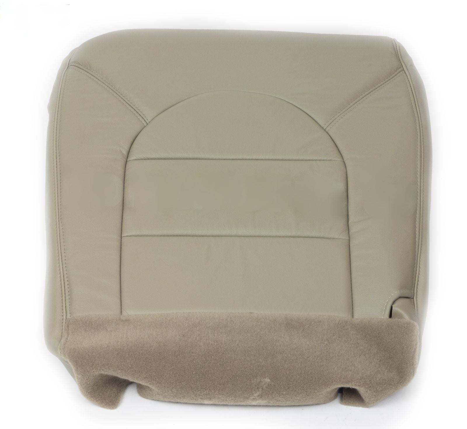 2000 Ford F-250 F350 Diesel 4x4 Driver Bottom Replacement Leather Seat Cover Tan