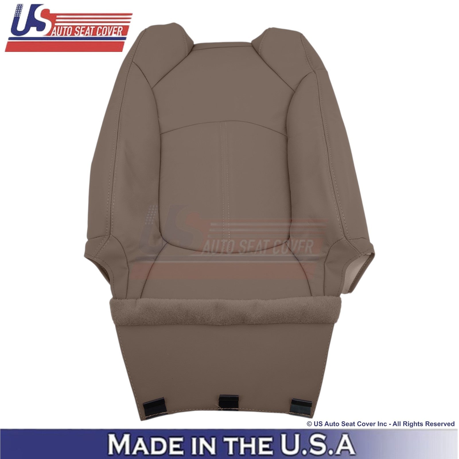 2013-2016 Fits GMC Acadia Leatherette Front Top Replacement Covers Dark Cashmere