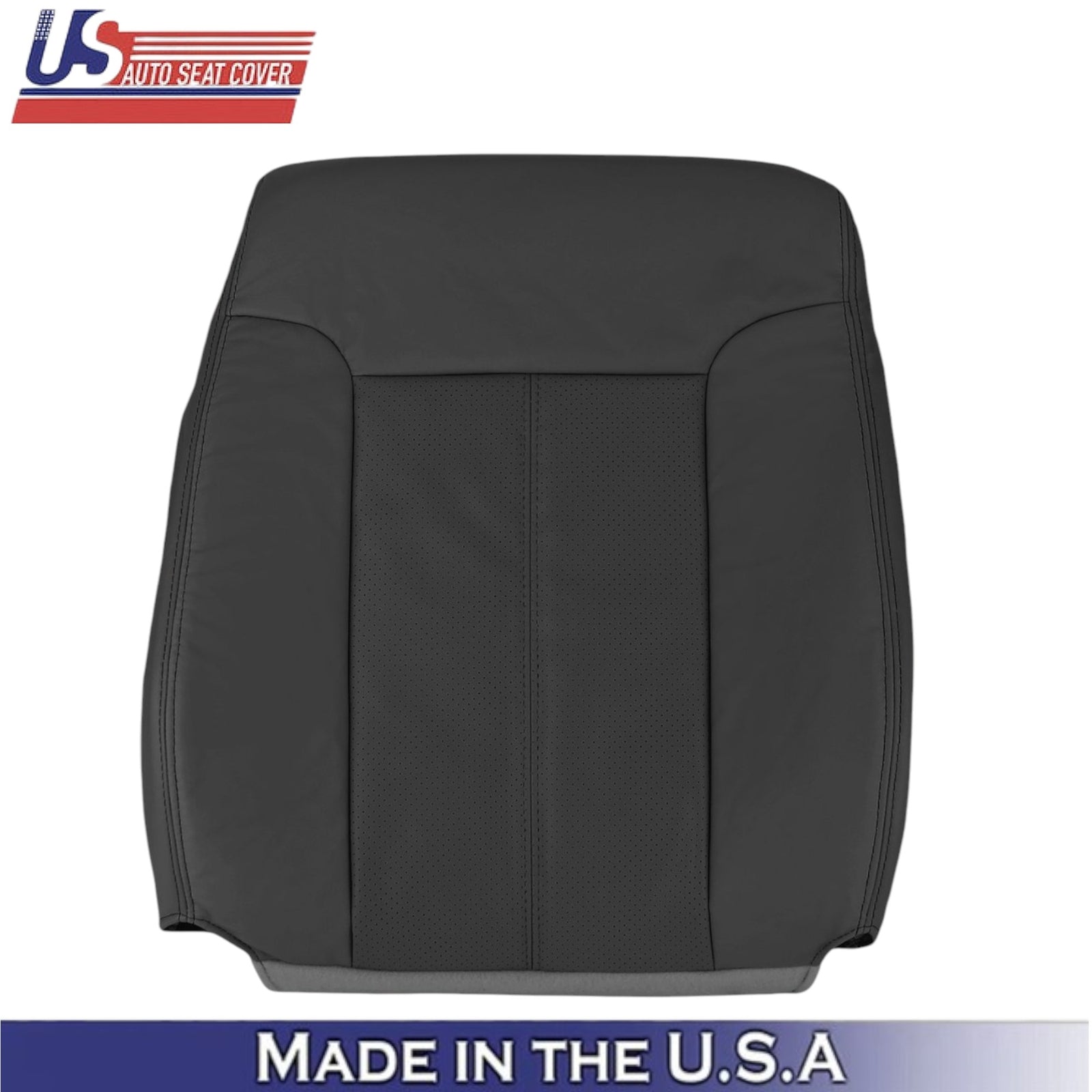 2011-2016 For Ford F250 F350 XL Leatherette Front Top Replacement Covers Black