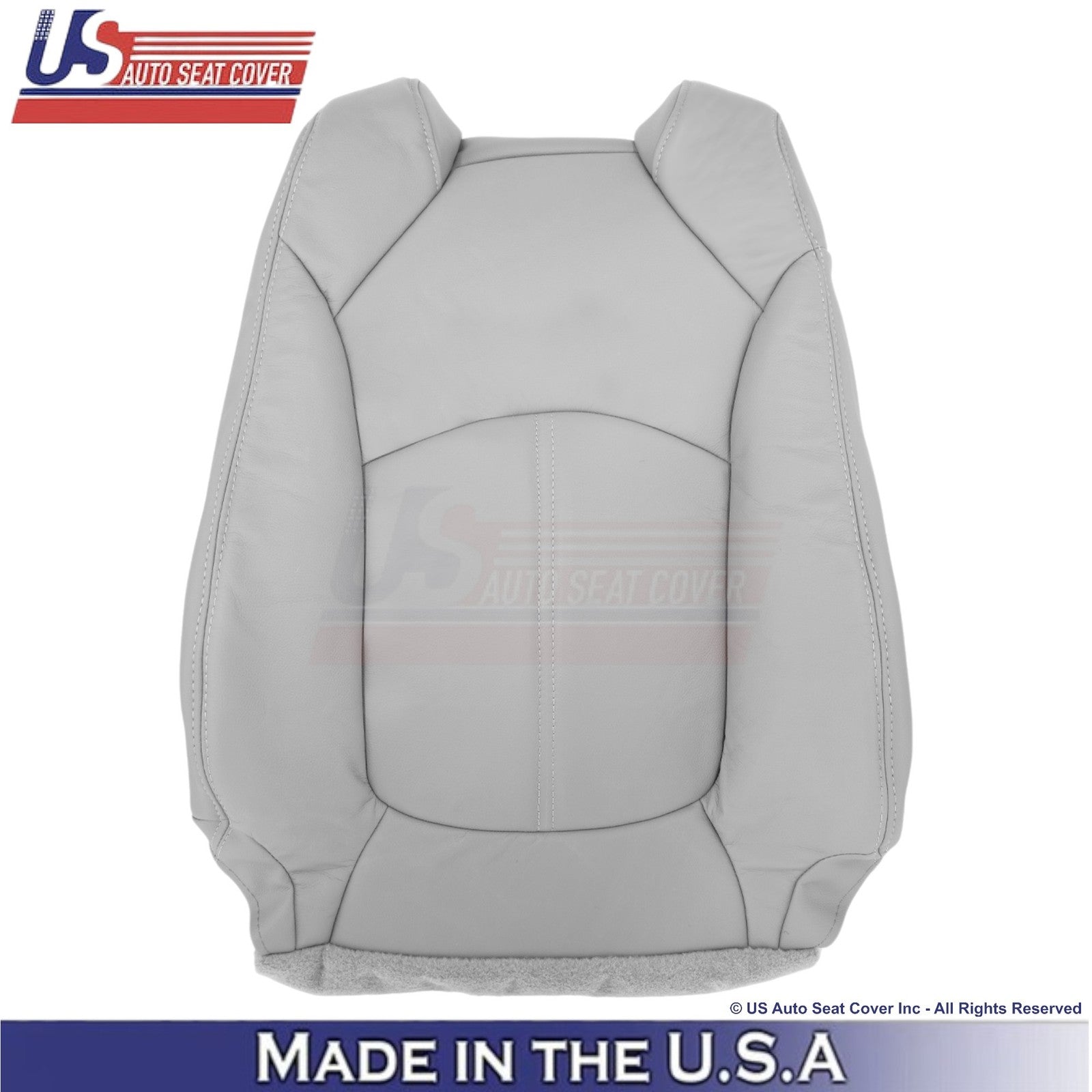 2013-2016 Fits GMC Acadia Genuine Leather Front Top Seat Covers Light Titanium