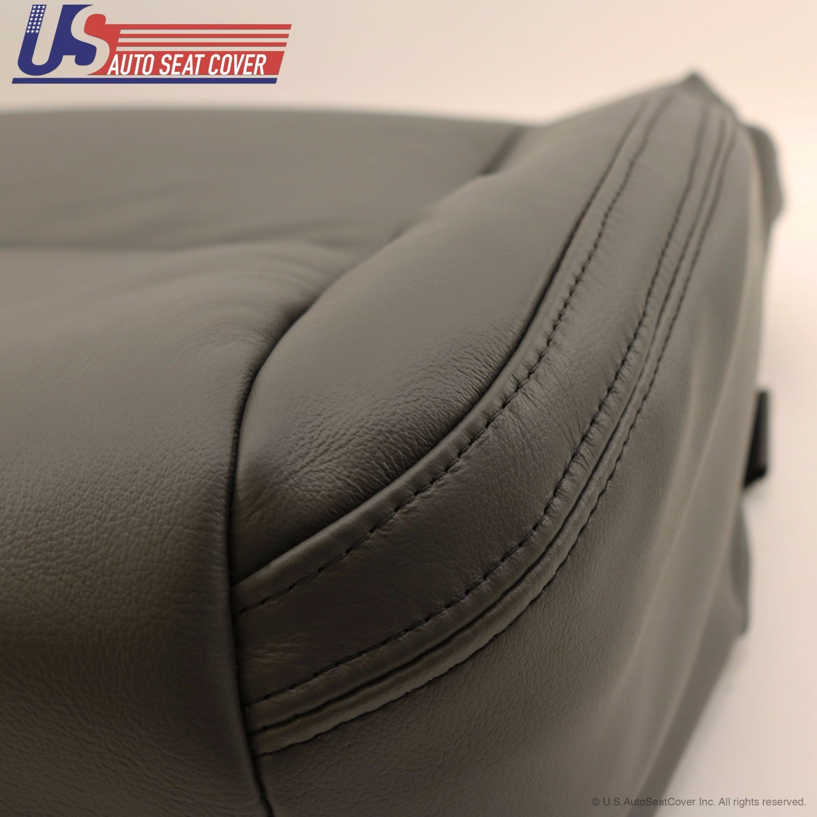 Fits 2003 04 Lexus GX470 Driver Bottom Replacement Leather Seat Cover Dark Gray