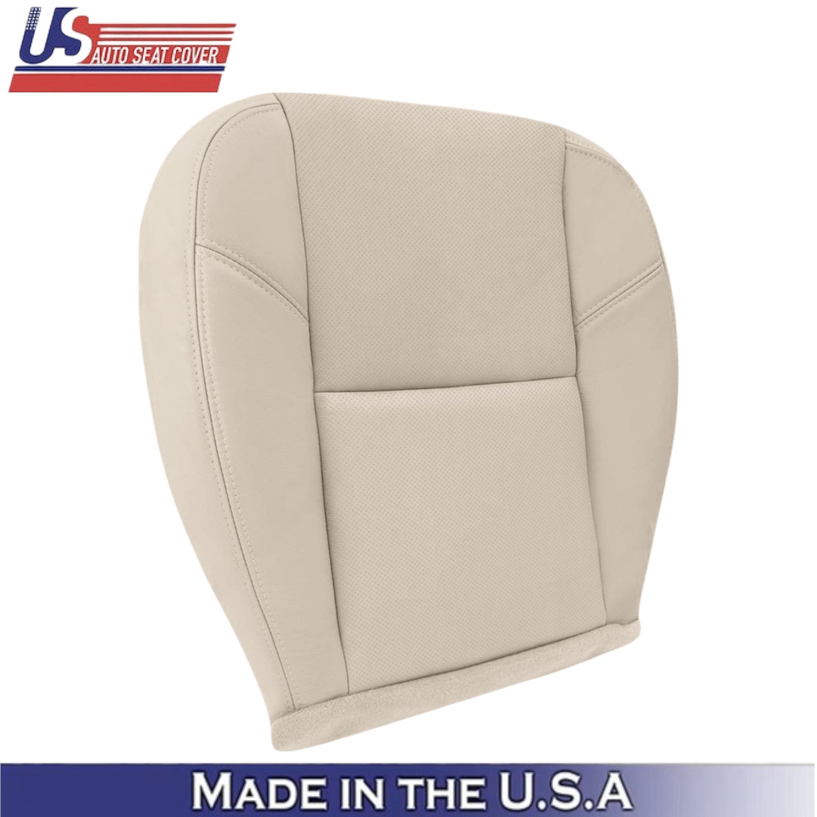 2007-2008 For Cadillac Escalade Genuine Leather Front Covers Very Light Cashmere