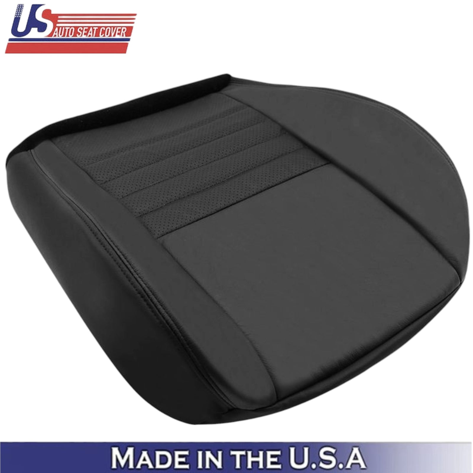 1999-2004 For Ford Mustang GT Leatherette Front Replacement Covers Dark Charcoal