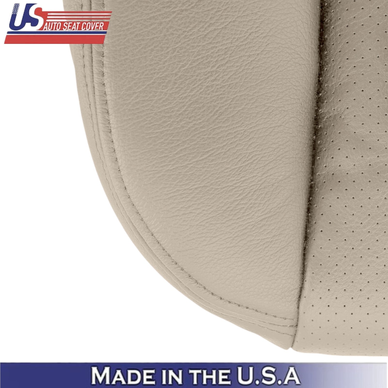 2007-2014 For Cadillac Escalade Leatherette Front Replacement Covers Lt Cashmere