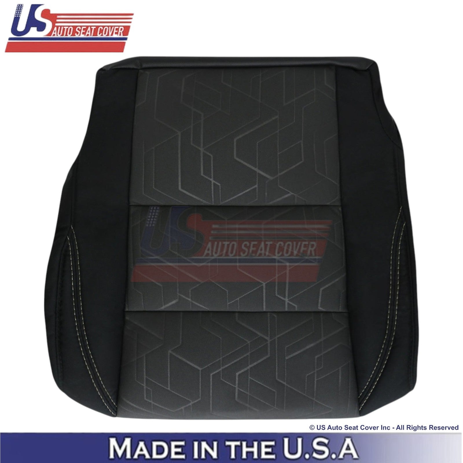 2016-2020 Fits Toyota Tacoma Cloth Front Bottom Covers Black