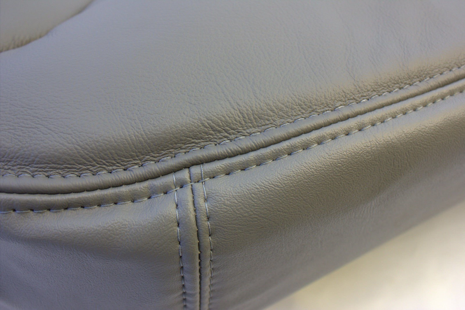 1995 1996 1997 1998 Chevy Silverado Driver Side Bottom Leather Seat Cover pewter