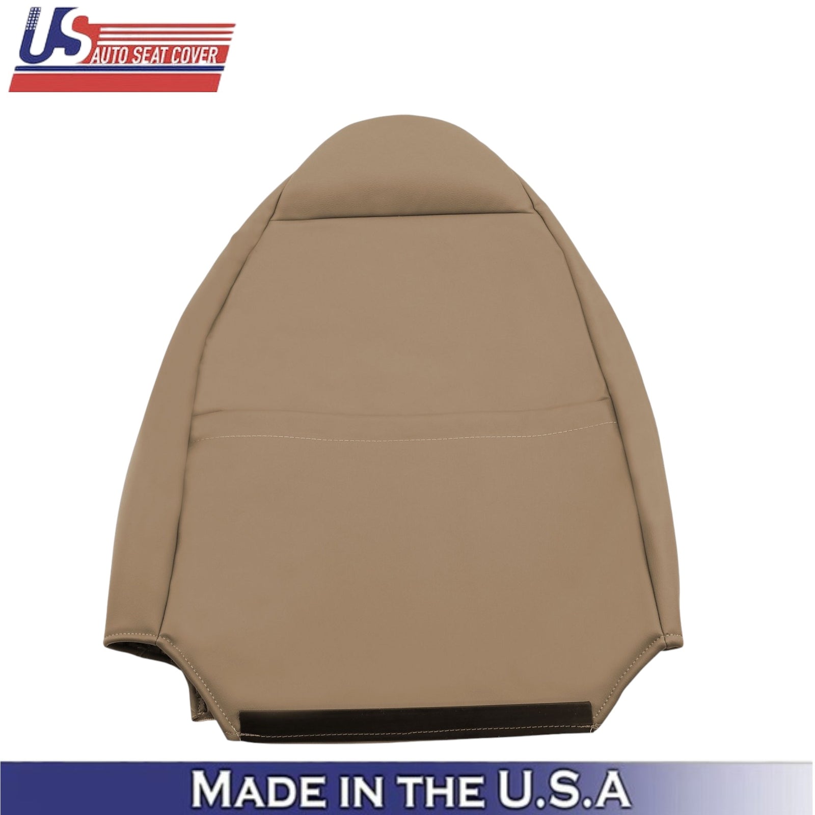 1997-2002 For Ford Expedition XLT Eddie Bauer Leather Front Top Seat Covers Tan