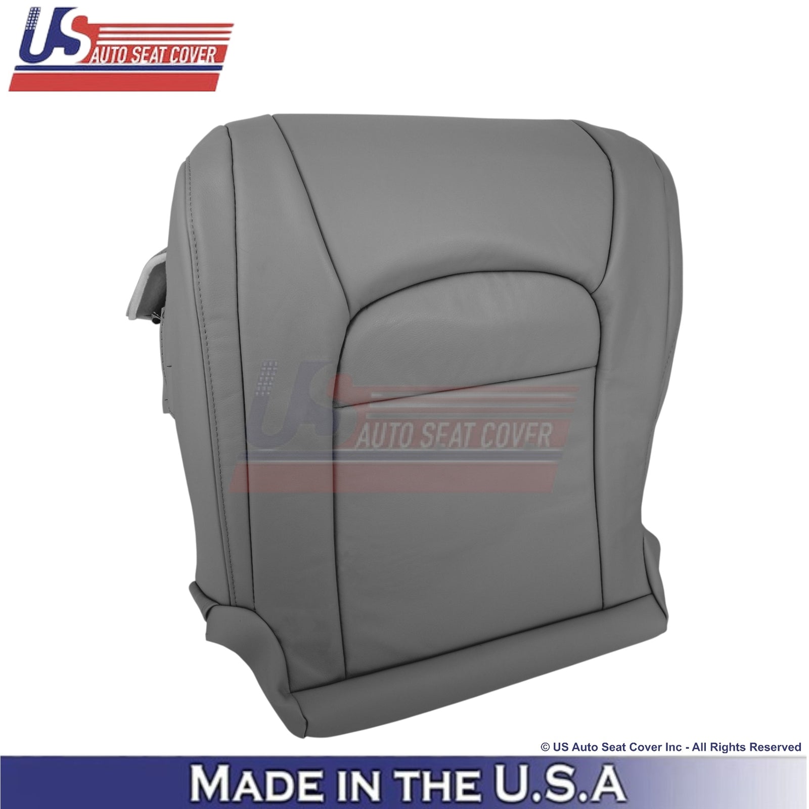 2008-2021 For Toyota Land Cruiser Leather Front Bottom Seat Covers Dark Gray
