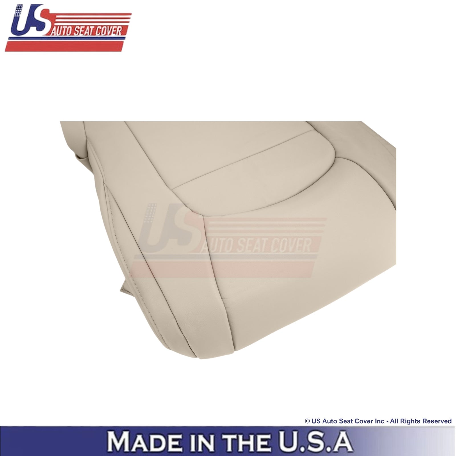 2008-2021 For Toyota Land Cruiser Leather Front Bottom Replacement Covers Tan