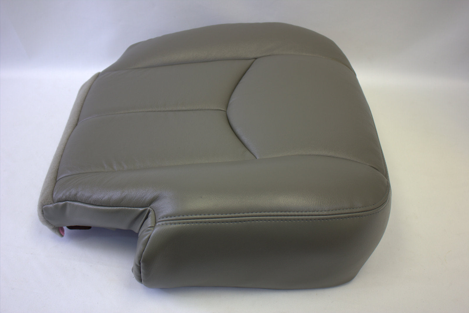 2003 2004 2005 2006 GMC Yukon Sierra Heated Driver Bottom Seat Cover Gray vinyl