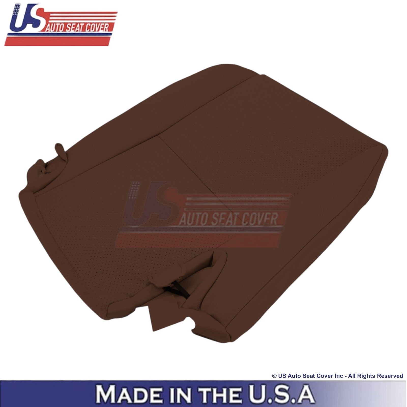 2008-2014 For Toyota Sequoia Leather Perf. Rear Left Bottom Seat Cover Red Rock