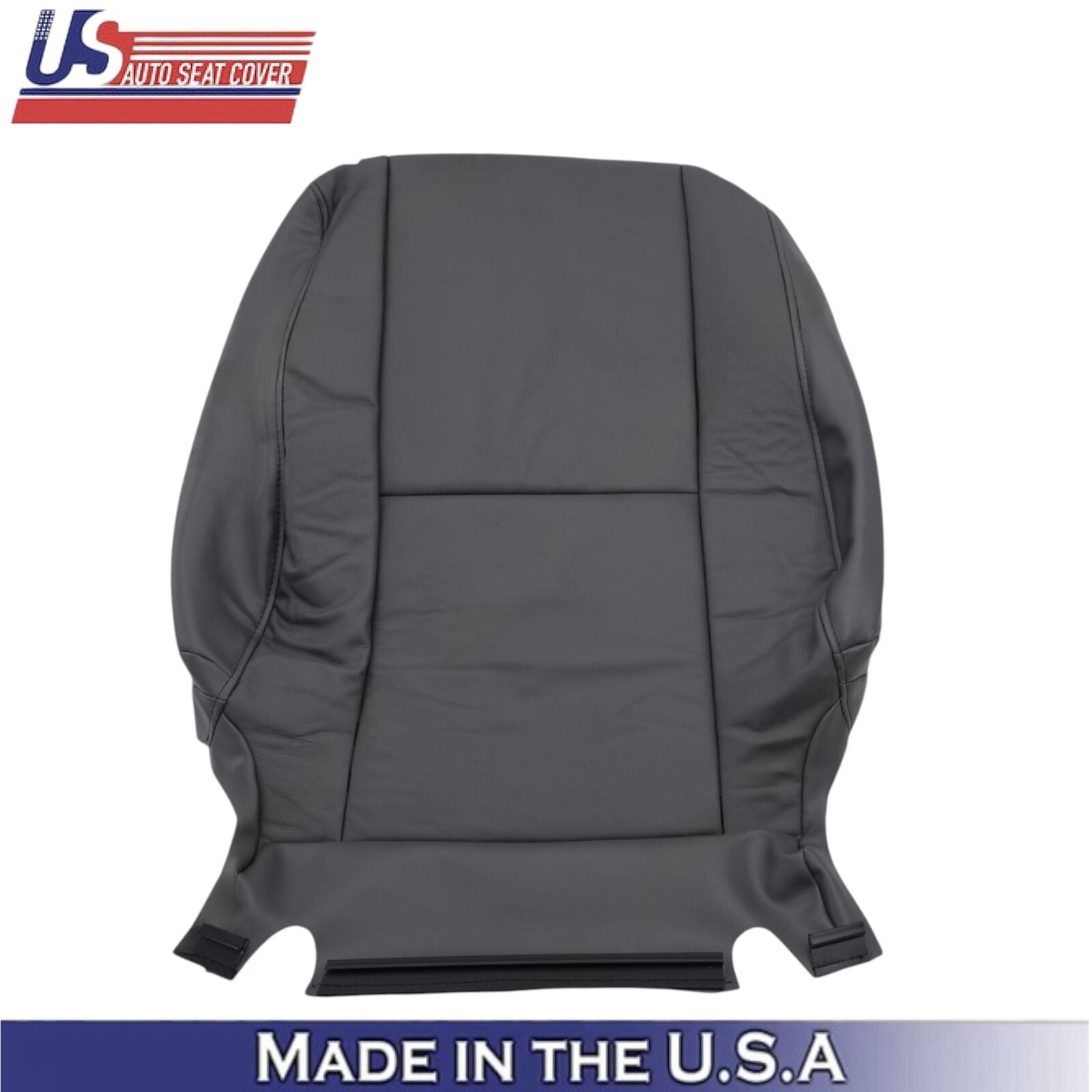 2005-2007 For Toyota Sequoia Genuine Leather Driver Top Seat Cover Dark Charcoal