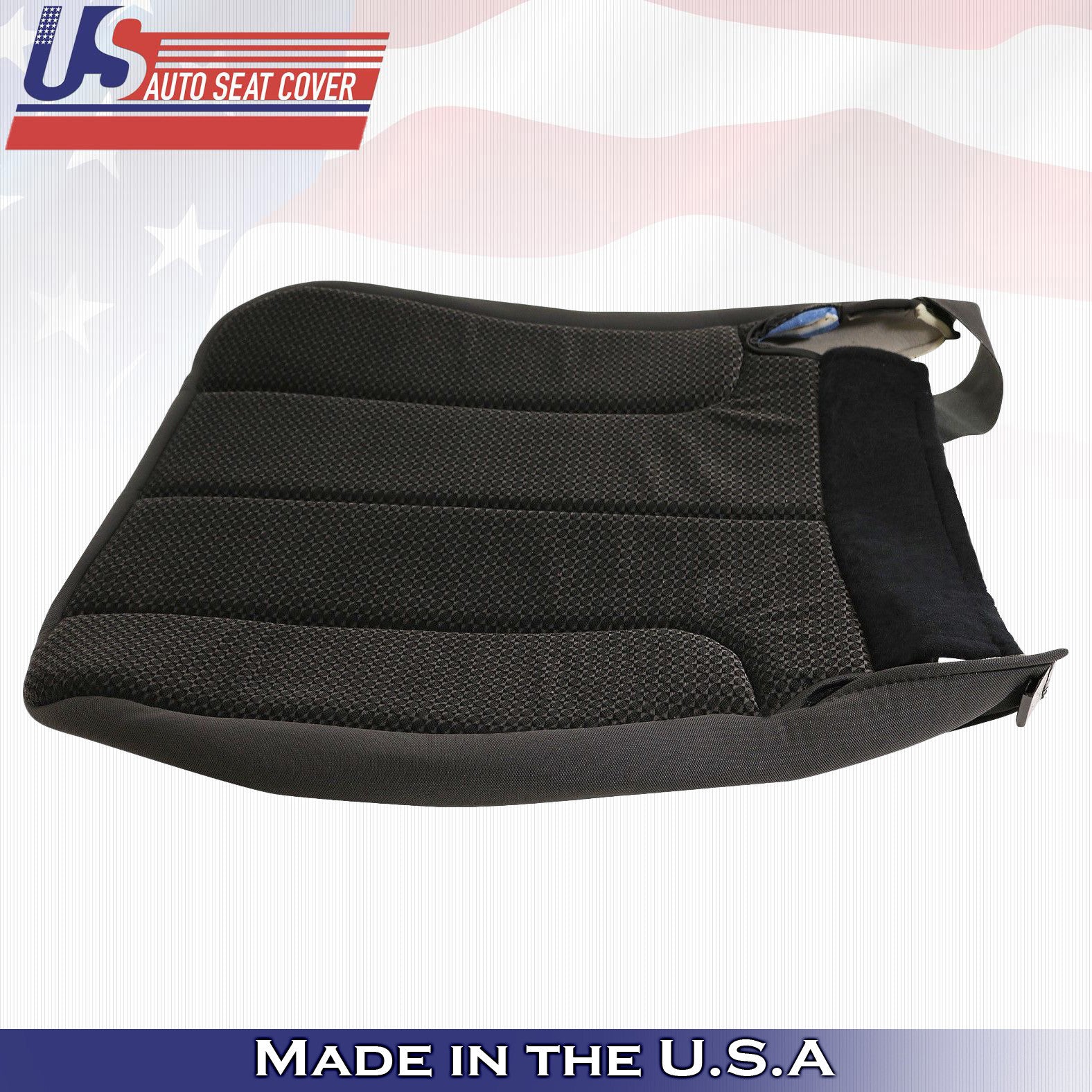 2004 Fits Dodge Ram 2500 SLT Driver Bottom  Cloth Seat Cover Dark Gray