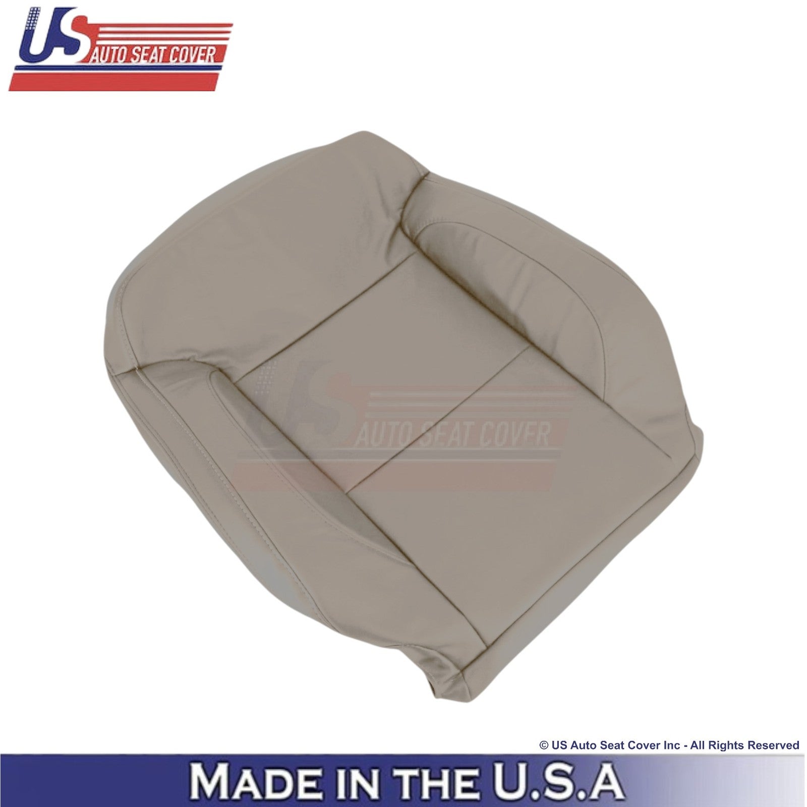 2014-2019 For Chevy Silverado 1500 LT Leatherette Passenger Top Cover Dune Tan