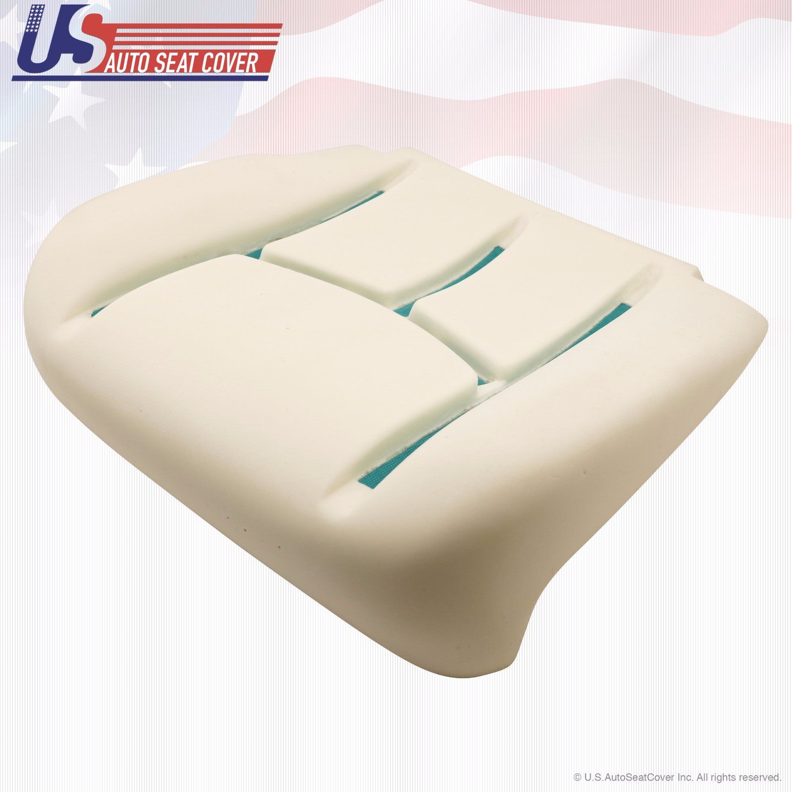 2003 2004 2005 GMC Sierra Driver Bottom Vinyl Seat Cover Plus Foam Cushion GRAY