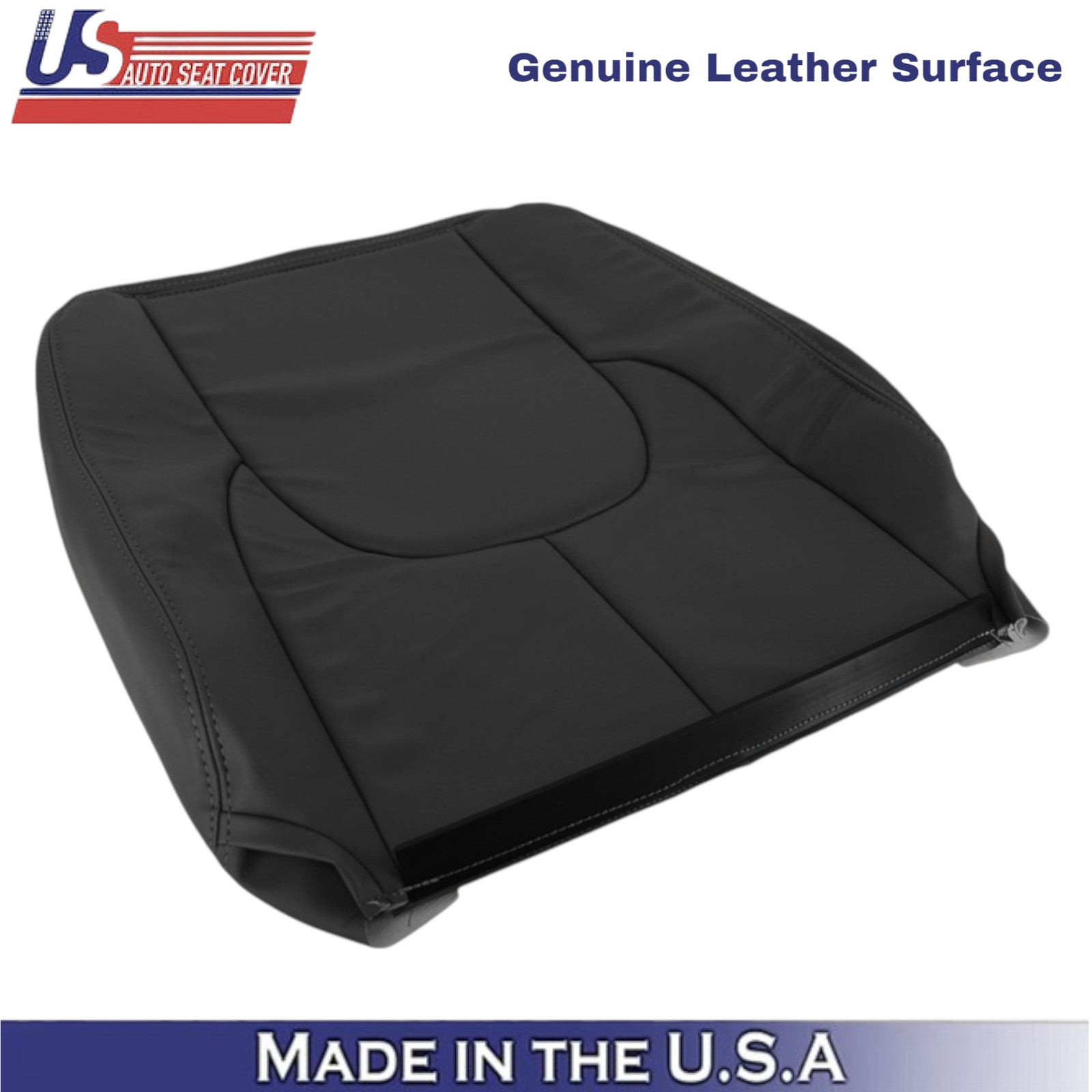 2002-2003 For Dodge Ram 1500 2500 Laramie Leather Front Top Covers Dark Slate