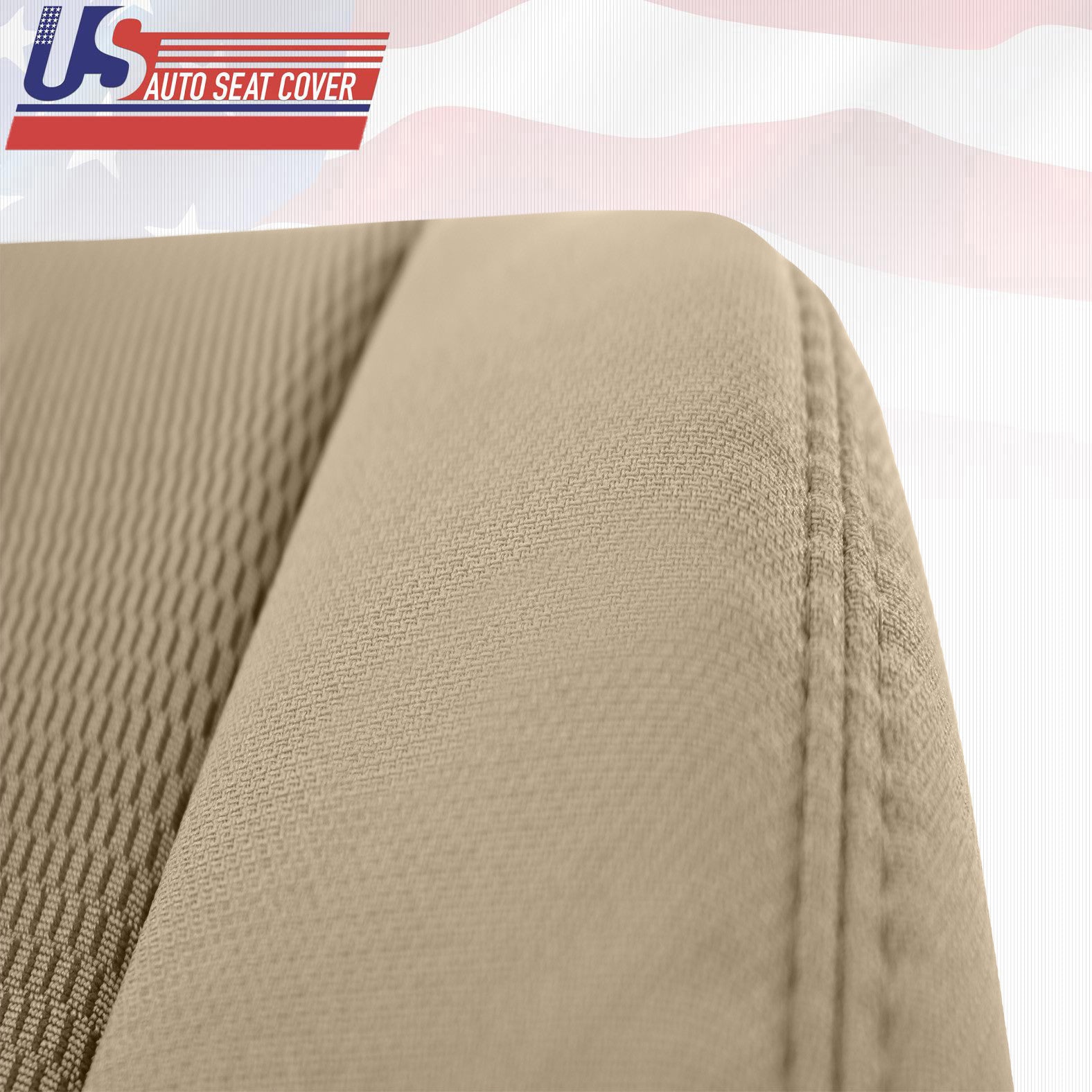 2002 - 2007 Fits Ford F250 F350 XLT  Passenger Bottom Cloth Seat Cover TAN