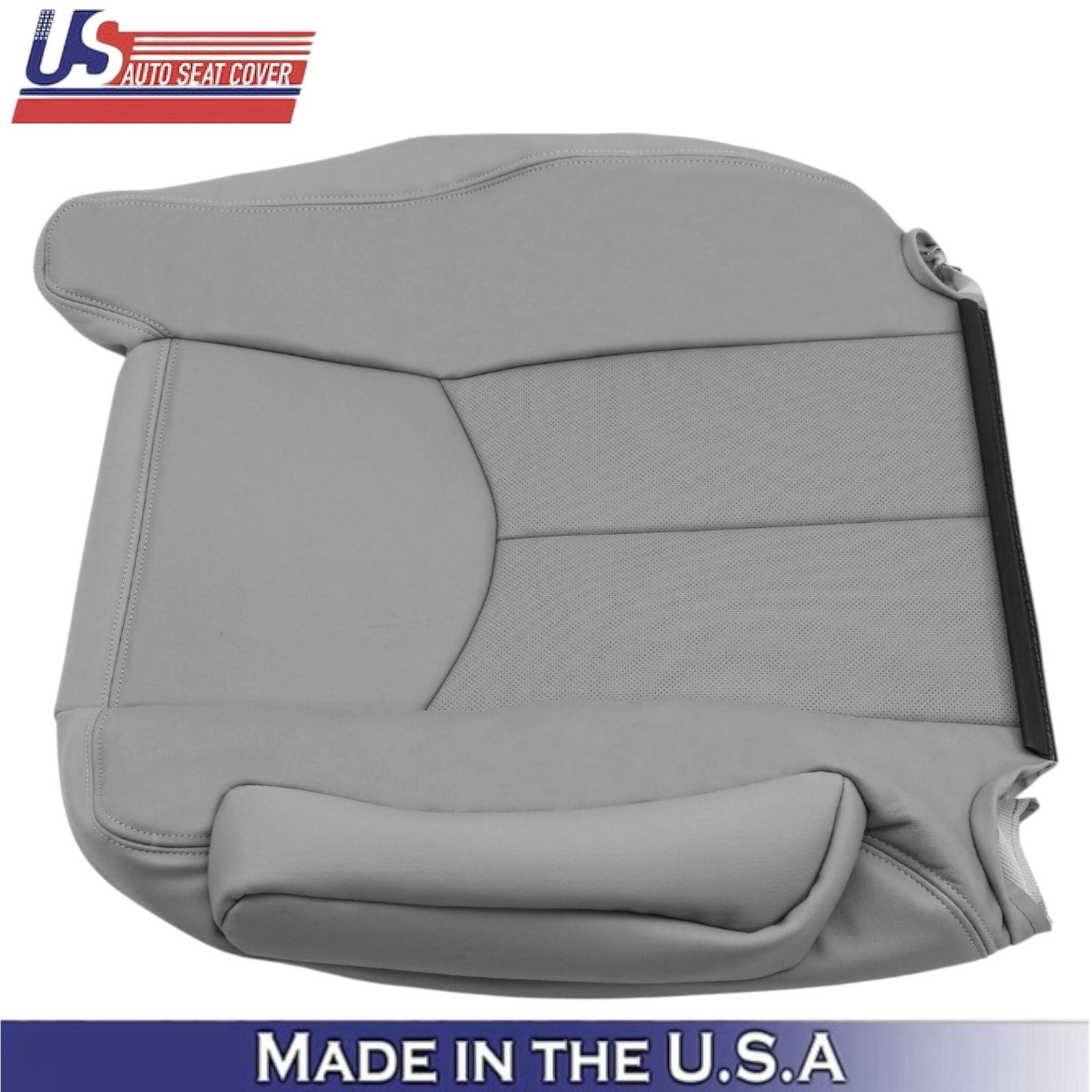 2003-2006 For Cadillac Escalade Genuine Leather Front Top Covers Pewter Gray